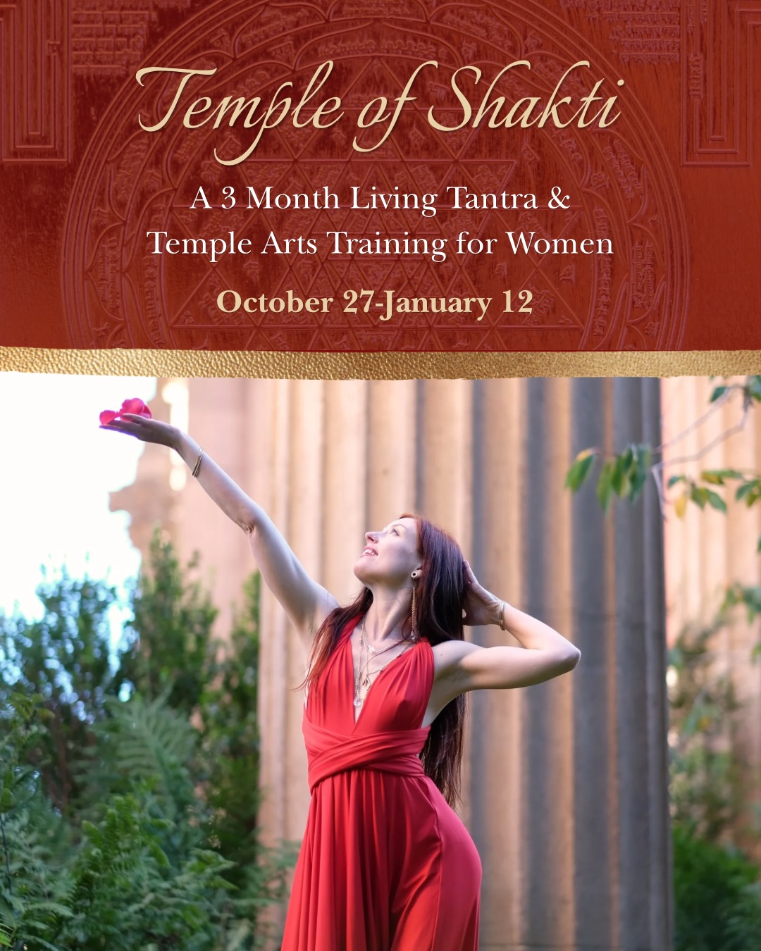 Perhaps you are already on a spiritual path: a yoga teacher, a sound healer, a coach or a tantra practitioner. You care about lineage and accuracy and want to deepen your own practice and knowledge. Maybe you feel like you haven’t gotten what you wanted out of standard trainings or more new age spiritual spaces because you are not interested in building your ego but touching truth. You want a grounded spiritual path that includes all of you; not performative or perfectionistic, which only leads to exhaustion and burn out in an already demanding world.
You are looking for sanctuary.
A place to come home to your essence, your body, a true sensuality, a deep femininity, and a devotion towards something larger than yourself.
You are tired of all the noise and looking for that which is essential: The deeper desire to feel met by love, to be love itself. You yearn to belong to beauty: overflowing your own unique beauty into the world, serving beauty, tending beauty within yourself and without.
Temple of Shakti is just this space for the seasoned practitioner and novice alike: It is a spiritual journey that includes your humanity and reality as it is. It is an initiation into deeper relationship to self, other and existence, an exploration of sensuality that is true, gives permission, and isn’t performative, a path towards healing the wounds of womanhood through gentleness, acceptance, and returning to the soft body, and a direct experience of embodied wisdom, not just more intellectual knowledge.
Our early registration closes this Thursday October 1st at midnight pst. Use the coupon codes in the final slide of this post to take advantage of the discounted rates. Payment plans are available.
You can also set up a complimentary consult with me to speak further or get your FREE mini-course in the pop up on the landing page for a taste of this program.
I look forward to sharing the journey with you!
#templeofshakti #templeartstraining #tantraforwomen