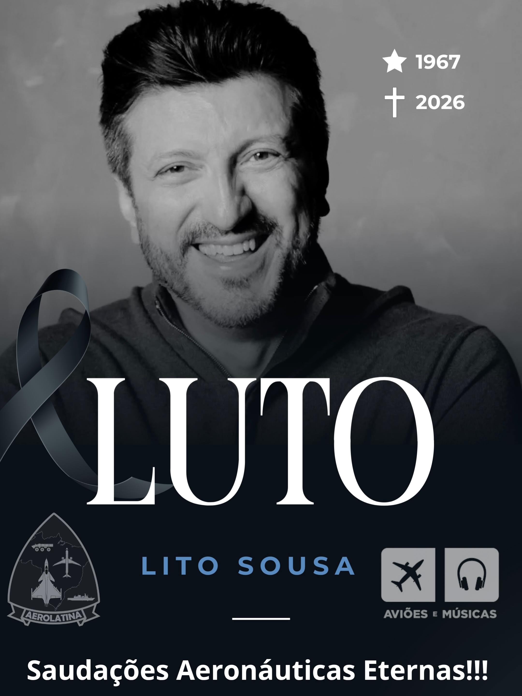 Saudações aeronáuticas… Hoje o céu ganhou mais um aviador, Lito Sousa partiu para o voo eterno, deixando bons ensinamentos, experiências e principalmente saudades a uma legião de fãs, mostrando que voar é seguro e que turbulência não derruba avião.
Neste momento a família AeroLatina transmite um imenso e apertado abraço a @milaseidl e ao pequeno Malone e pedimos a Deus que conforte os seus corações e de todos os familiares e amigos.
@lito seguiremos aqui divulgando a nossa aviação como você sempre fez, VOE ALTO!!!