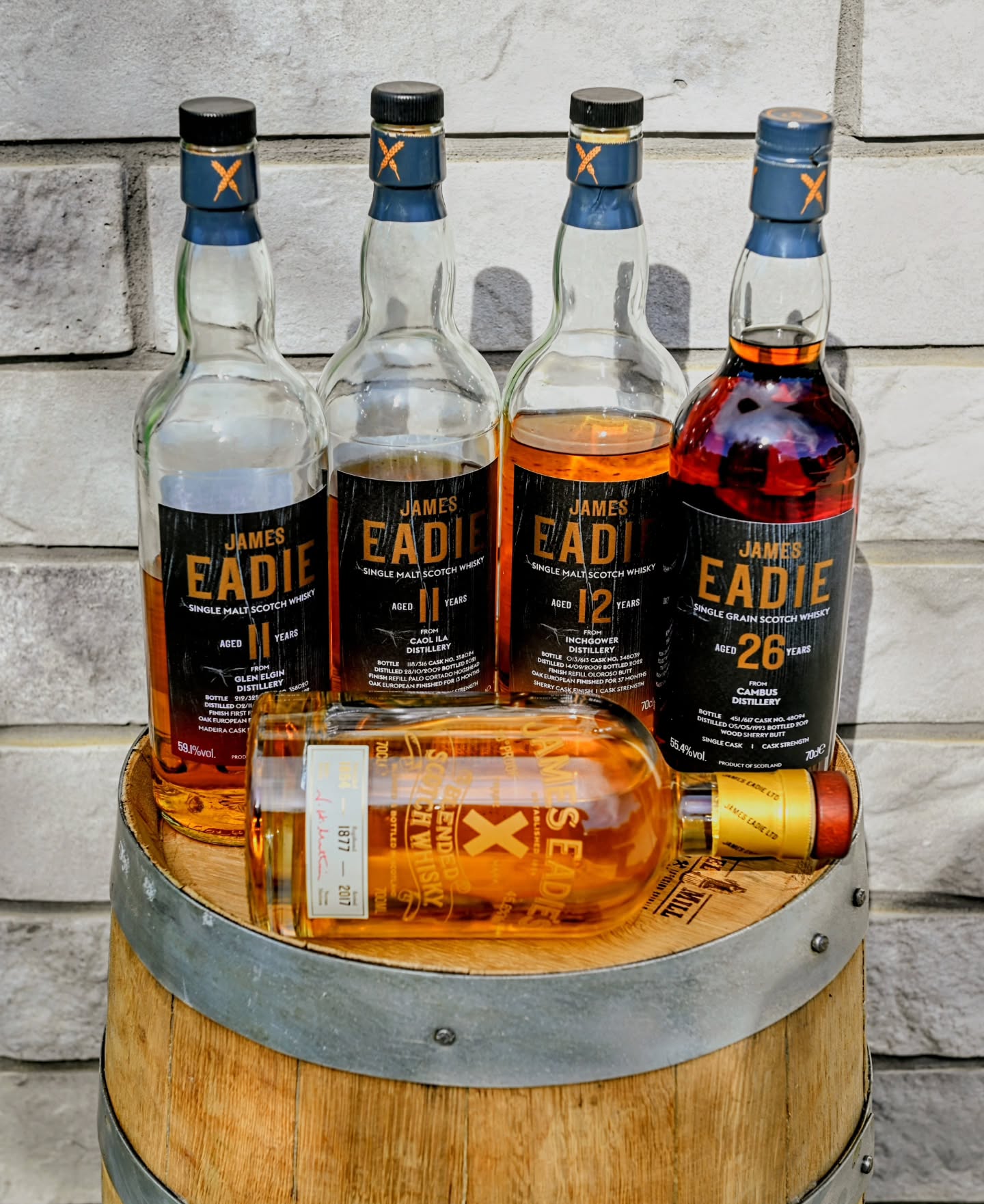 Eulogy posts for @pws.imports continue today with another brand that we would never have had on our radar in Canada if it wasnt for PWS.
@jeadiewhisky is one of those brands with a great story behind it and even better whisky coming from them.
James Eadie established a successful brewery in Burton-on-Trent, England, in 1854 and created a signature whisky blend served across his 300 tied public houses at the time. 1877 saw Eadie registered a bold "X" as his official trademark (referencing Cross Street, the location of his original brewery), which adorned both his ales and his whiskies. A few years ago Rupert Patrick, the great-great-grandson of James Eadie and a former drinks industry executive, tracked down the brand's remarkably preserved late-19th-century blending ledgers in the National Brewery Centre Archive. Veteran master blender Norman Mathison was brought in to recreate the recipe. The modern Trade Mark 'X' uses malts and grains exclusively from distilleries that James Eadie bought from historically, incorporating components from long-closed distilleries to mirror the profile of the first Golden Age of Scotch. The current blend incorporates malt and grains from all the Scotch regions and includes a few closed distilleries.
Oh they also independently bottle some damn good single casks as seen here with 11 year old Glen Elgin, and Caol Ila, a 12 year Inchgower and my fave a 26 year Cambus.
Thank you PWS for bringing us the James Eadie brand!
.
.
.
.
.
#whisky #story #revival #delicious #friends