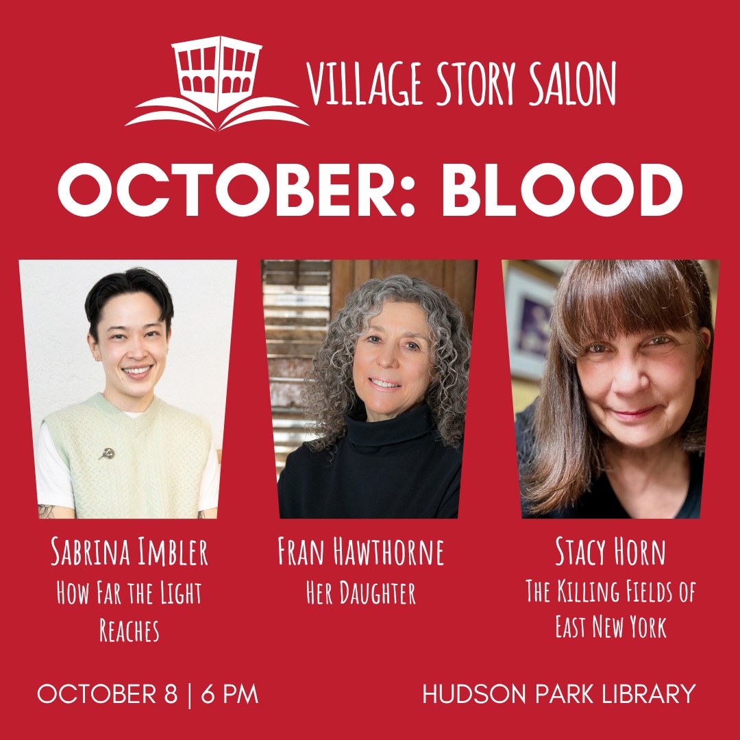 I'm thrilled to join @simbler and @stacymhorn to speak about our new books at the #NYPL #NYC public #library. I hope you can be there on Oct. 8
(Blood? Ah, there are many ways to write about blood. Consider my novel HER DAUGHTER...Is blood thicker than water? What gets your blood boiling?)
My novel HER DAUGHTER is now available on Kindle Unlimited!
@villagestorysalon #fiction #blackrosewriting #families #divorce #authortalk #meettheauthor #parental-alienation #California #libraryevent #environment