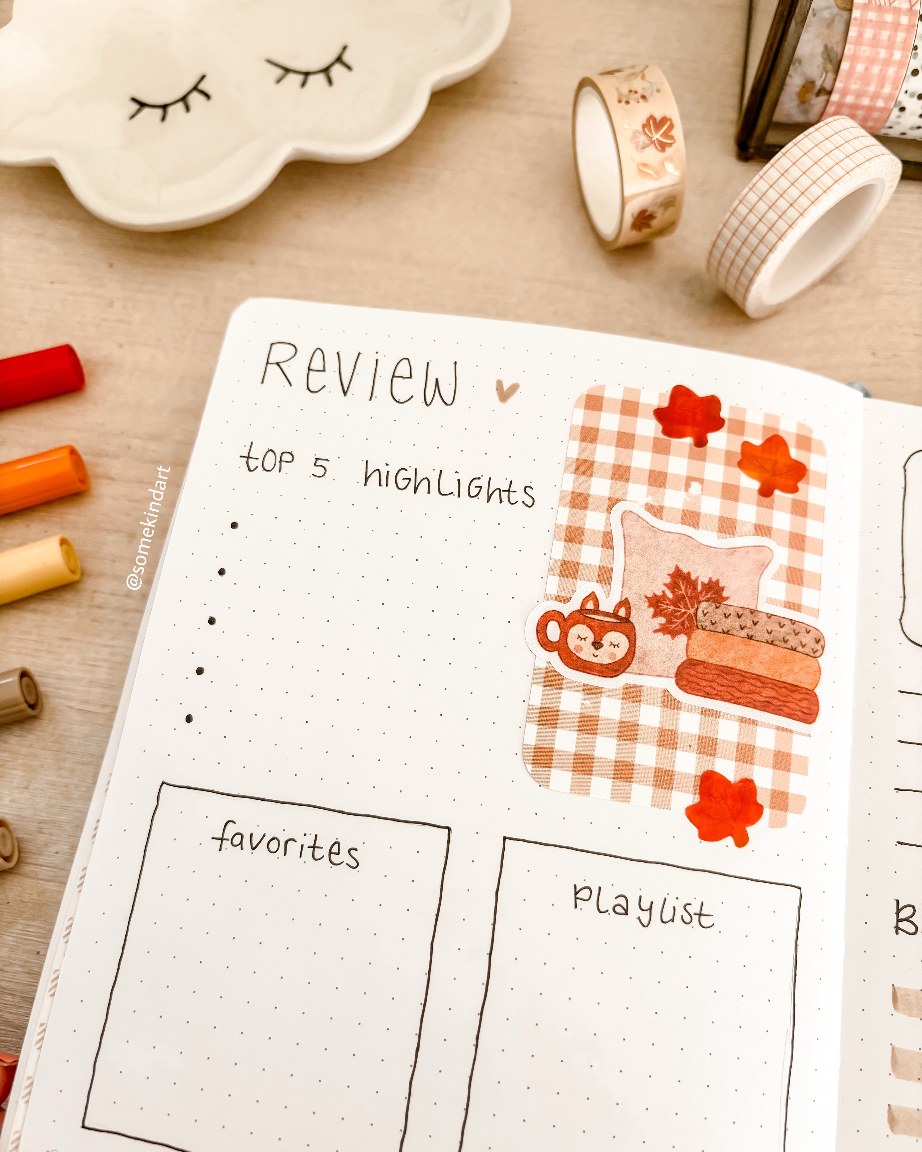 🦊🍂🤎 Just a spread for all of these moments I loved, the little things that made me happy, some songs I want to remember and a few memories I want to keep close ✨
I really love having a page like this at the end of the month… just a tiny snapshot of what made this month mine 📖☕️🥹🤎
What was one little thing that made you happy this September? 🍁
#bulletjournal #journalinspiration #monthlyreview #cozyjournaling #creativejournaling
september journal
september review
monthly journal review
monthly reflection
cozy journaling
memory keeping
journal inspiration
bullet journal inspiration