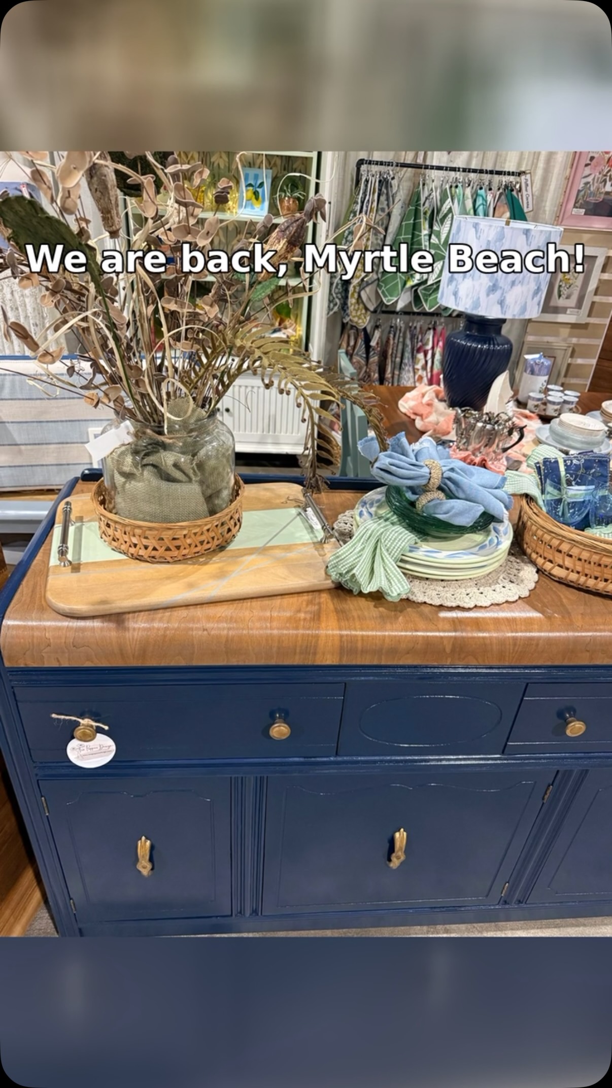 We’re back, Myrtle Beach! 💙
Candace and I are returning to Vintage Market Days Coastal Carolina this week — come find us in our 10x20 booth October 2–4 for one-of-a-kind refinished furniture, market-exclusive home decor, vintage accessories, and our custom-made textiles.
Fun fact: we don’t consider this a job — we love every stage of it! Mention it at our booth and get 10% off your purchase. 😉
Just remember… if you can’t stop thinking about it, BUY IT!
@twopoppiesdesigncompany
@vintagemarketdayscarolinas
#vintagemarketdays #myrtlebeach #refinishedfurniture #vintagefurniture #coastalcarolina