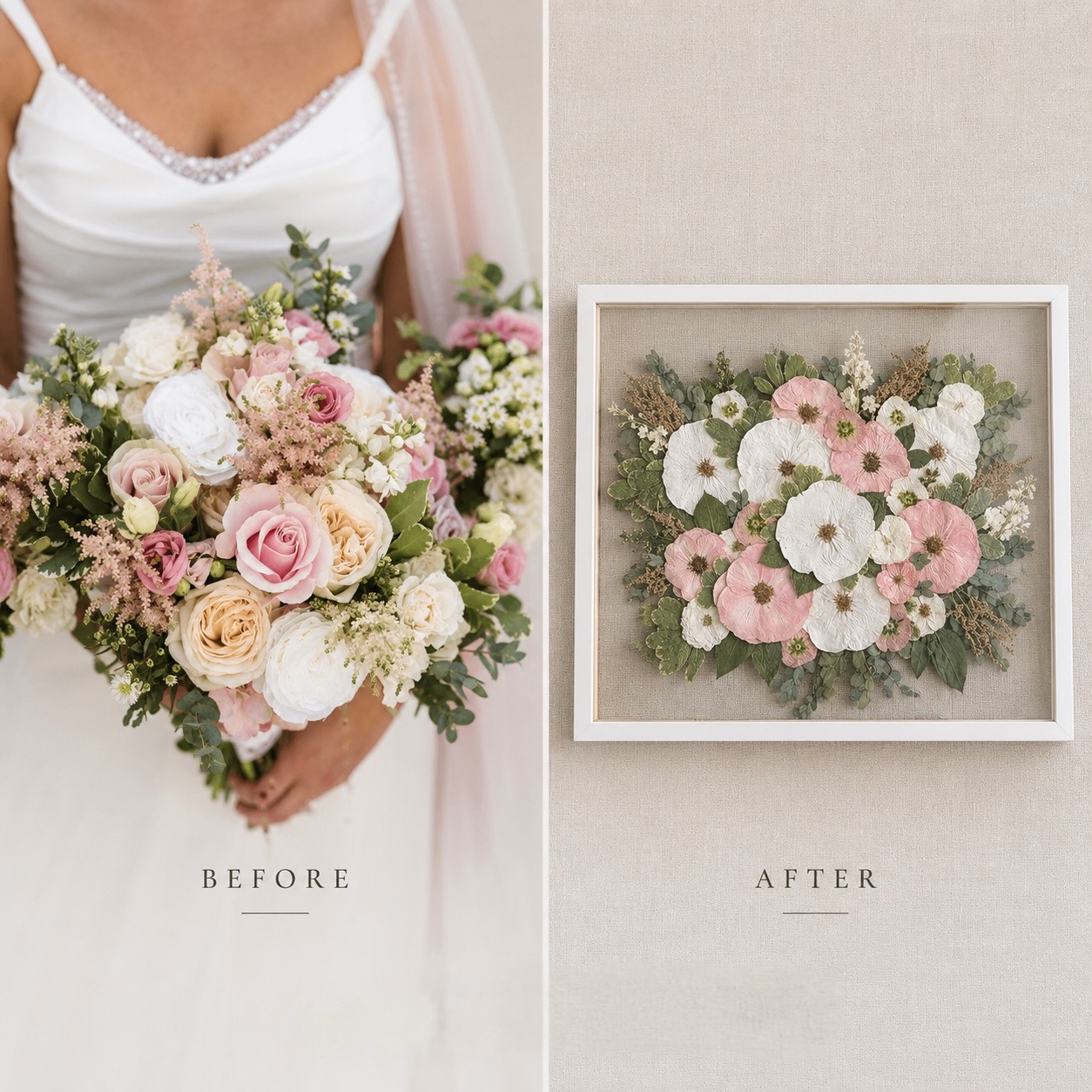 From wedding bouquet to art 💞 It’s not just a reminder of your wedding day, it is a piece of art created from your memories. Something you’ll be proud to display in your home and treasure for years to come.
Ready to book your wedding bouquet preservation? Send us a DM for more info 💌
#weddingbouquetpreservation #pressedflowers #preservedflowers
pressed wedding flowers, wedding bouquet preservation, pressed wedding bouquet, flower preservation, bouquet pressing, pressed floral art, bridal bouquet keepsake, wedding flower keepsake, real flower artwork, custom flower preservation, hand pressed flowers, heirloom bouquet art, wedding day flowers, bridal keepsake, timeless florals, dried wedding flowers, flower pressing artist, custom floral frame, preserved wedding florals, handmade wedding keepsake