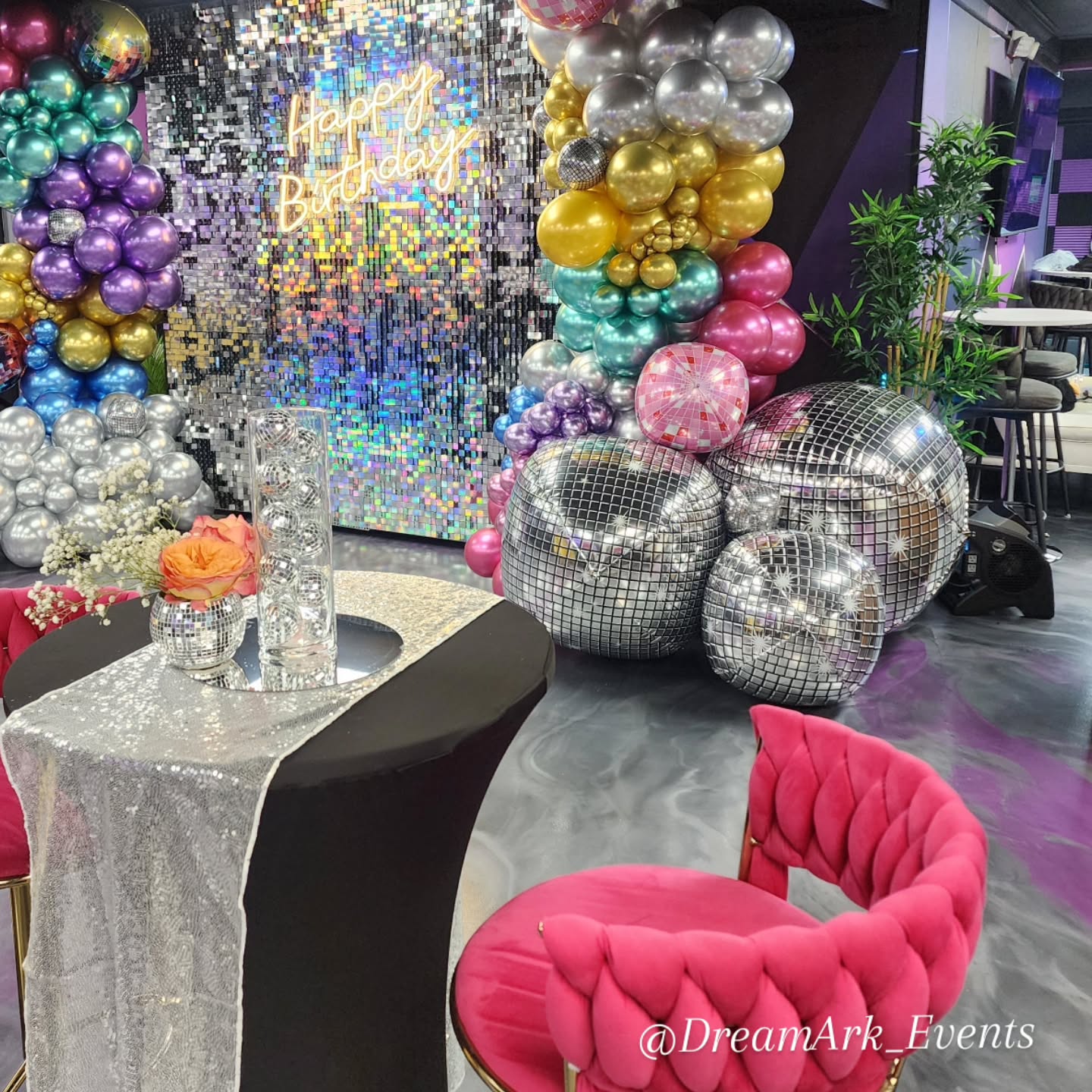 🪩✨ Studio 54 glamour, reimagined!
A glamorous Studio 54 themed event featuring a custom backdrop, sparkling details, and a bold party atmosphere designed to make the celebration unforgettable.
At DreamARK, we create custom event decorations and themed party decor for birthdays, corporate events, anniversaries, and special celebrations throughout South Florida.
At a stunning new venue: fusion_lounge 💜
📍 Miami • Broward • Fort Lauderdale • Palm Beach
✨ Custom Backdrops
🪩 Themed Event Decor
🎈 Party Decorations & Rentals
Let’s create a celebration that shines! ✨
Call or text 954-990-4519
#Studio54Party #EventDecoration #CustomBackdrop #SouthFloridaEvents #FortLauderdaleEvents