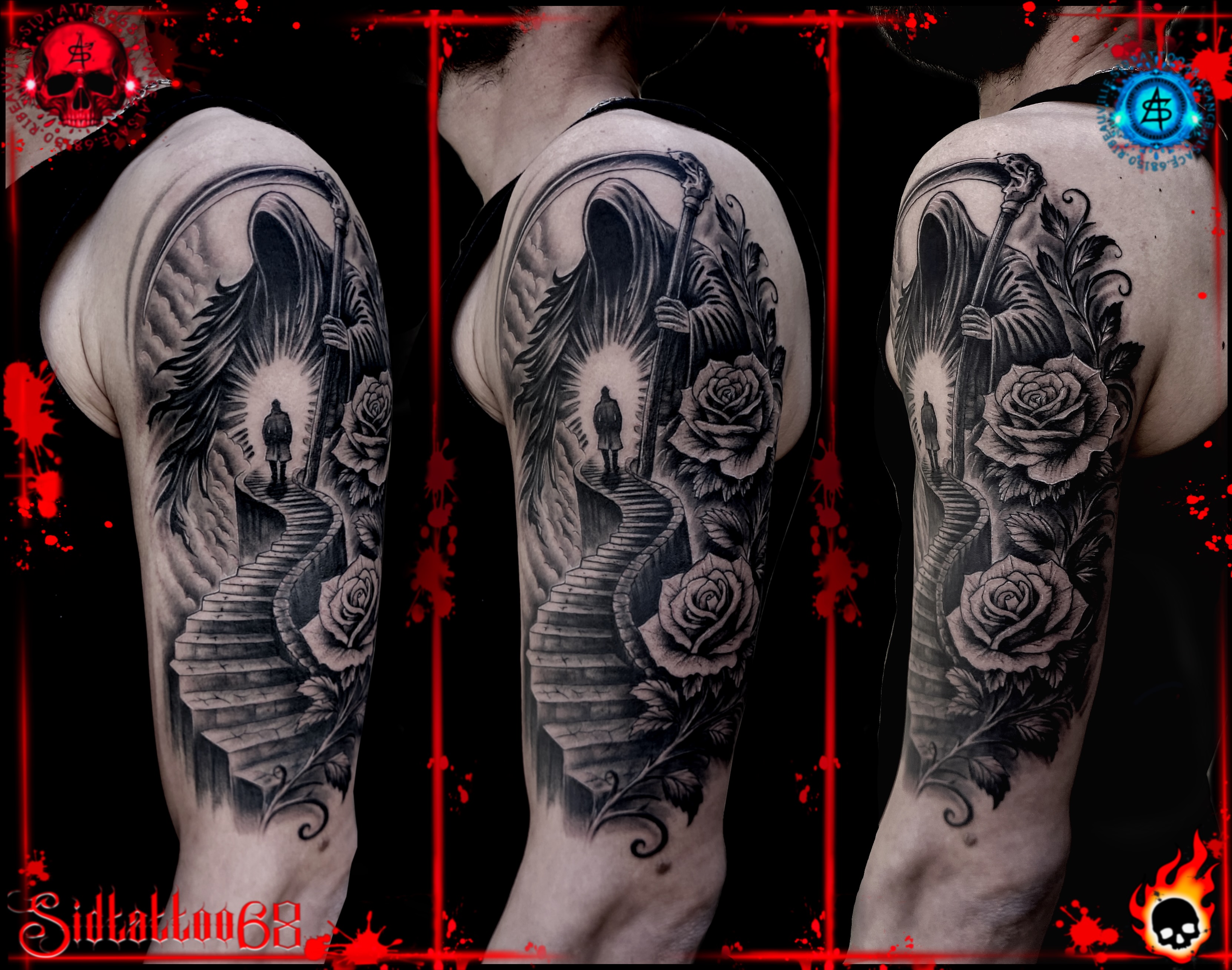 Réaliser par sid #tattoo Pro Team Biopiq 🔥#tatouage #alsace #tatoueurstatouagesfrance #tatoueuralsace