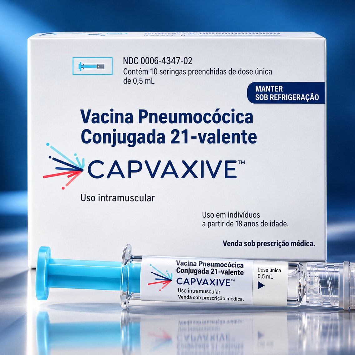 PNEUMO 21: Capvaxive chega para adultos 18 anos ou mais,
informa a CLIESP.
A Agência Nacional de Vigilância Sanitária aprovou em 28 de setembro o registro da Capvaxive, nova vacina pneumocócica conjugada 21-valente destinada a adultos.
Indicação aprovada: adultos com 18 anos ou mais para prevenção de doença invasiva e pneumonia causadas pelos sorotipos incluídos na vacina. Serviços e Informações do Brasil
A vacina contém 21 sorotipos:
3, 6A, 7F, 8, 9N, 10A, 11A, 12F, 15A, 15B, 16F, 17F, 19A, 20A, 22F, 23A, 23B, 24F, 31, 33F e 35B.
O ponto conceitual mais importante é que não devemos interpretar: 21 < 20 ou 21 > 20 no sentido de melhor ou pior
como simples contagem numérica.
PCV20 e PCV21 possuem composição diferente de sorotipos.
A lógica da Capvaxive é privilegiar sorotipos relevantes para a doença pneumocócica do adulto, incluindo alguns não presentes em vacinas conjugadas anteriores como a 13, a 15 e ou a 20.
Portanto, a comparação clinicamente correta passa a ser:
qual proporção da doença pneumocócica do meu paciente é coberta pelos sorotipos presentes em cada vacina?
Isso é muito mais importante que simplesmente comparar “20 versus 21”.
Um detalhe regulatório importante
A Anvisa utilizou procedimento otimizado de reliance, tomando a FDA como autoridade regulatória estrangeira equivalente na análise: compartilhamento de avaliações robustas entre agências para reduzir duplicação sem dispensar decisão regulatória nacional.
Portanto, registro sanitário não é sinônimo de recomendação de calendário e precisamos distinguir três etapas:
Anvisa → produto autorizado
SBIm/sociedades → posicionamento clínico
Ministério da Saúde/PNI → eventual política pública.
Essa distinção será particularmente importante na comunicação ao paciente, citando evidência consolidada: vacinas pneumocócicas conjugadas previnem doença pneumocócica invasiva e pneumonia causada pelos sorotipos vacinais nelas contidos.
A Pneumo 21 (PCV21) no registro brasileiro é para ≥18 anos.
O produto é fabricado pela MSD; aprovada pela Anvisa sob a denominação de Capvaxive. #cliespvacinas, #papodevacinas, #la_fragetti