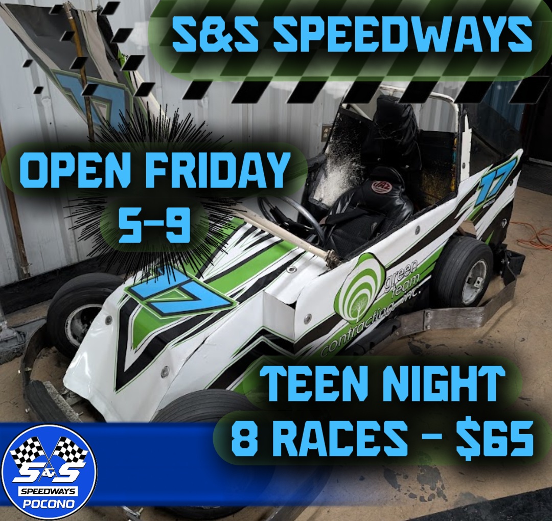 Come down to S&S Speedways Inc and check out our drift go-karts!
We are OPEN today Friday October 2nd 5pm-10pm
Location-7062 US-209, Stroudsburg, PA 18360
Book a private party with us before and after our open hours!
Give us a call at 570-420-5500 📞
Arcade located in lobby! Pinball, racing sims, pool table, air hockey and more!
🏎️💨💨
🏎️💨💨💨
-
-
-
#gokart #drift #racing #racecar #arcade #viralreelschallenge #hangout #partytime