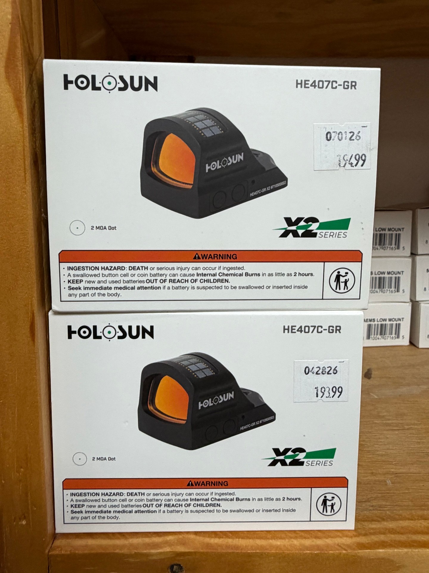 Small optic, big upgrade. 👀
We’ve got the Holosun HE407C-GR in stock now with the green reticle for anyone who prefers a little more contrast and visibility on their handgun setup.
If you’ve been thinking about adding an optic or swapping out what you’re currently running, come by Mena Pawn & Gun and check it out in person.
