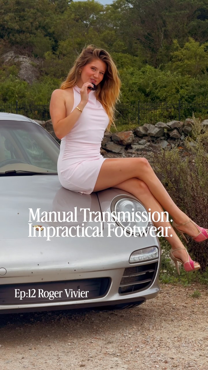 Manual Transmission. Impractical Footwear.
🎥 Ep 12: Roger Vivier
Stylish. Elite Craftsmanship. Moderate Pedal Feel. Roger Vivier constructs a world of luxury. Your feet? Apart of it.
#fashion #cargram #heels #shoes #porsche