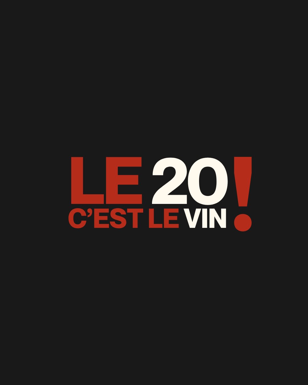 Le 20 c’est le vin ! est LE nouveau rdv du Chai à Lons, tous les mois, le 20, peu importe le jour on se retrouve à la cave pour un moment hors du temps.
Plongez dans l’univers du vin grâce à une thématique spéciale, un ou des invités spéciaux et un menu en accord avec les vins dégustés ! Il y en aura pour tous les goûts. Pas de chichi, ici on échange, on déguste, on découvre les histoires derrière les flacons, on prend surtout du plaisir !
Premier RDV le Mardi 20 Octobre pour un voyage transatlantique…infos à suivre…
« L’ALBUS D’ALCOOL EST DANGEREUX POUR LA SANTÉ, CONSOMMEZ AVEC MODÉRATION »