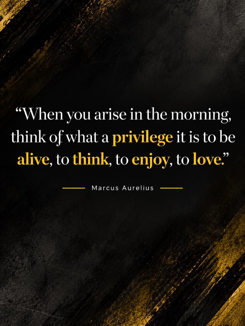 Monday Motivation 💛🖤
“When you arise in the morning, think of what a privilege it is to be alive, to think, to enjoy, to love.” — Marcus Aurelius
Sometimes motivation doesn’t start with a goal, a number on the scale, or a new PR. Sometimes it starts with gratitude.
You woke up today. You have another opportunity to move your body, challenge yourself, learn something, love the people around you, and become a little better than you were yesterday.
Don’t overlook the privilege of getting another day to work toward the person you want to become.
You don’t have to work out — you get to.
You don’t have to put in the work — you get to.
You don’t have to start again — you get another chance.
So whatever this Monday brings, meet it with gratitude and purpose. Show up. Do the work. Enjoy the journey.
Another day is another opportunity. Make it count. 💪