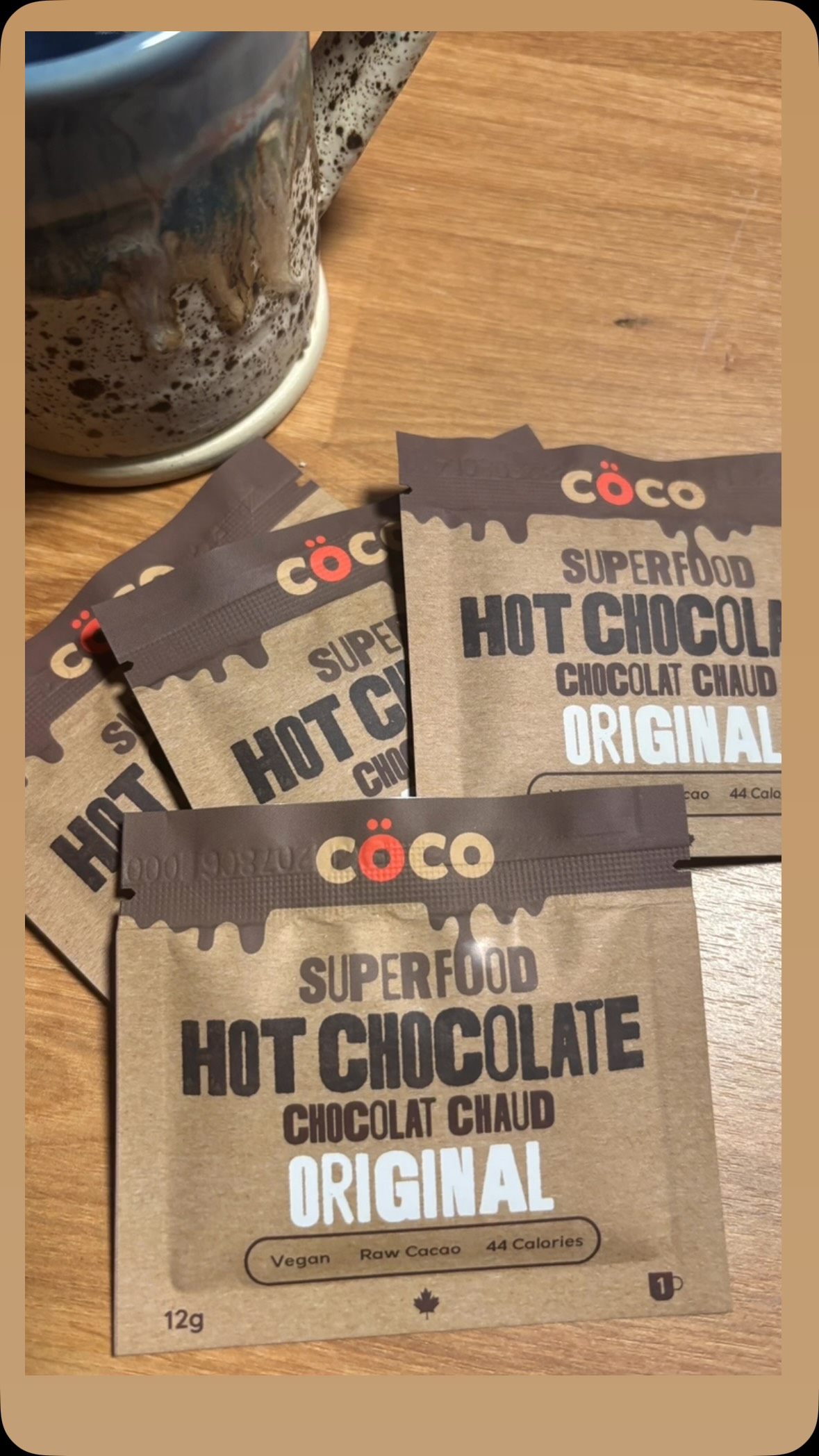 A new cozy addition has arrived. ☕️
I’ve added Domo COCO Hot Chocolate Single Serves to the shop, just in time for the cooler weather.
They’re pre-measured and ready to make a warm cup of hot chocolate whenever you need a little cozy moment.
And because they’re single serve, they’re also a great addition to a gift basket or box.
I’ll be adding them to some of my fall and holiday gifts this year, along with lots of other favourites from British Columbia businesses.
Stay tuned for another new Domo COCO flavour coming soon.
#DomoTea #HotChocolate #BCGifts #GiftBasketIdeas #MadeInBC