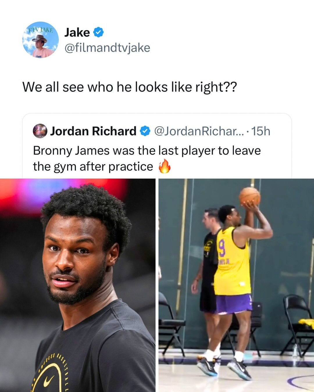 Bronny James looks READY for a breakout season 👀🔥
More confident. More comfortable. The game is slowing down for him. After all the noise, Bronny just kept working. 💯
MIP season loading? 👀🏀
#BronnyJames #Bronny #Lakers #LakeShow #NBA