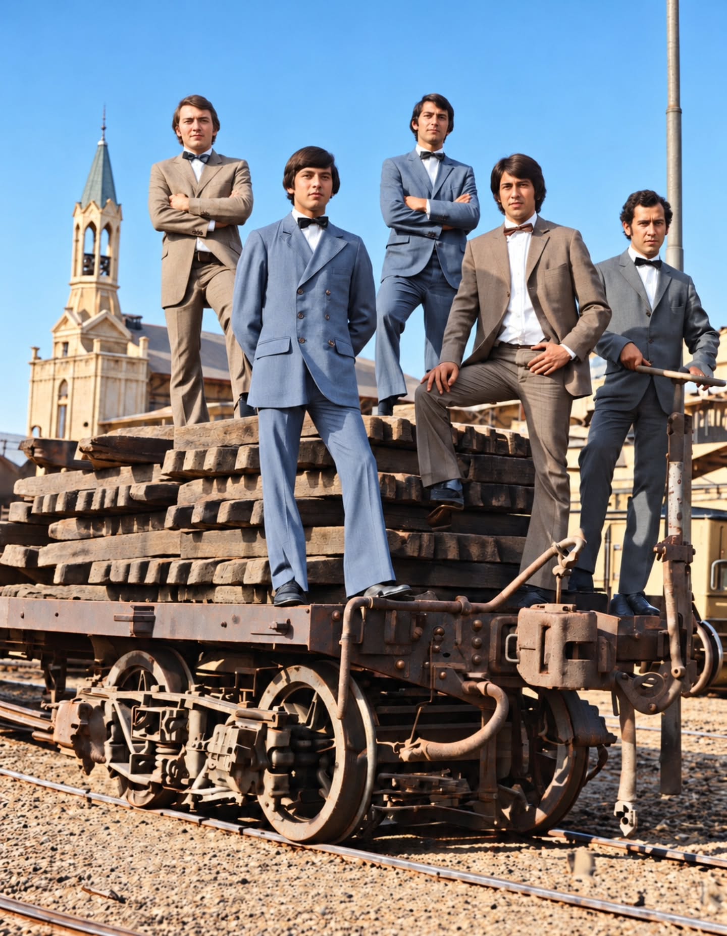 Publicación original de Nelson Ustares:"Se acuerdan de este entrañable conjunto Júpiter 6, foto del año 1975, Saludos Amigos.".
#antofagastachile🇨🇱
