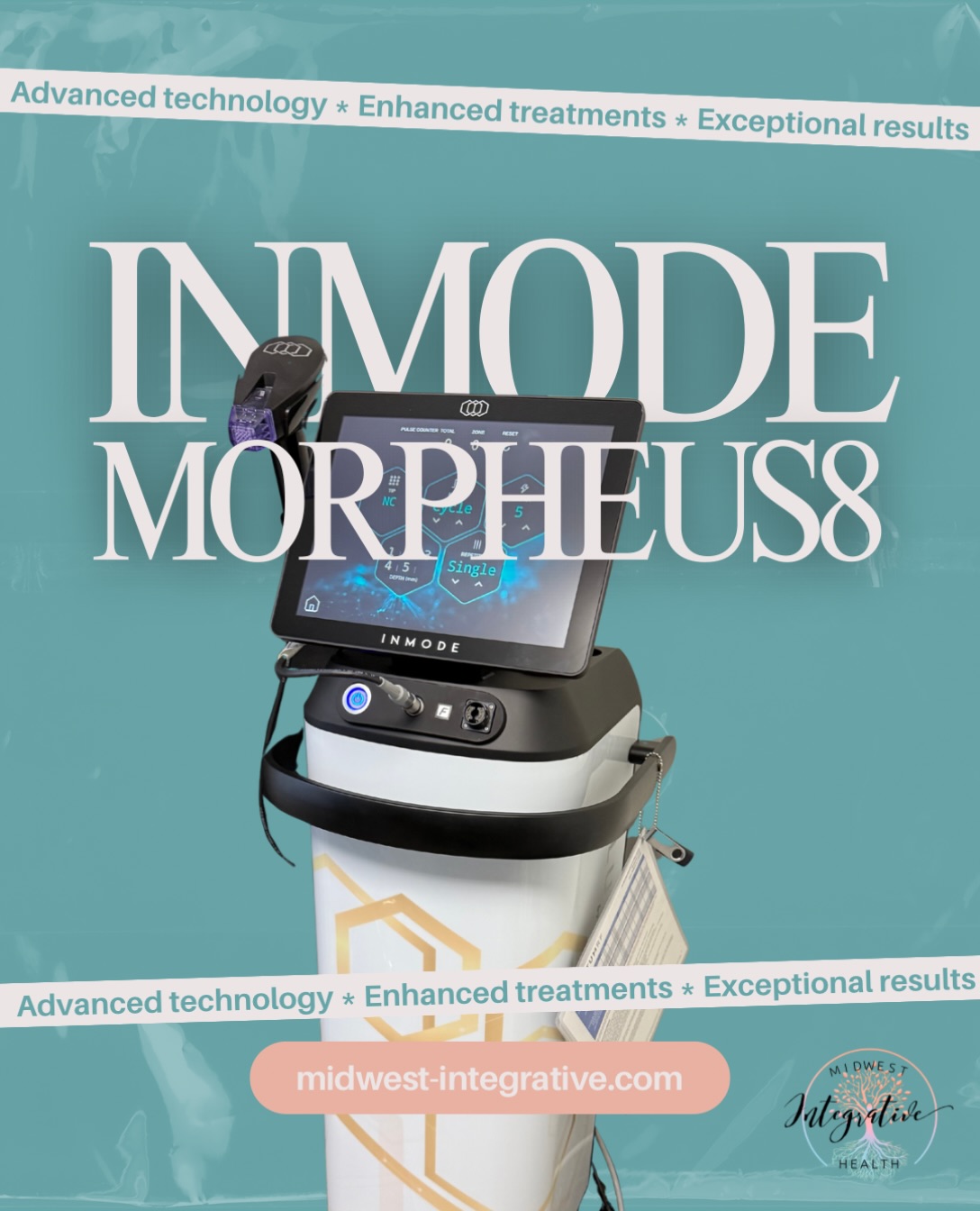 Morpheus8 uses microneedles to deliver fractionated radiofrequency (RF) deep into dermal and sub‑dermal layers. This process stimulates collagen remodelling and skin renewal.
It’s a favorite when you need:
• Facial contouring (jawline, cheeks, under‑chin)
• Scar or acne‑scar improvement
• Skin tightening on arms, abdomen or neck
• Enhancing tone after weight loss or pregnancy
One session often shows improved texture; full results evolve over 12-16 weeks as your tissue rebuilds.
💻Book here —> https://www.midwest-integrative.com
📞 Give us a call —> 309-837-0342
💳 CareCredit —> https://www.carecredit.com/go/553JSV