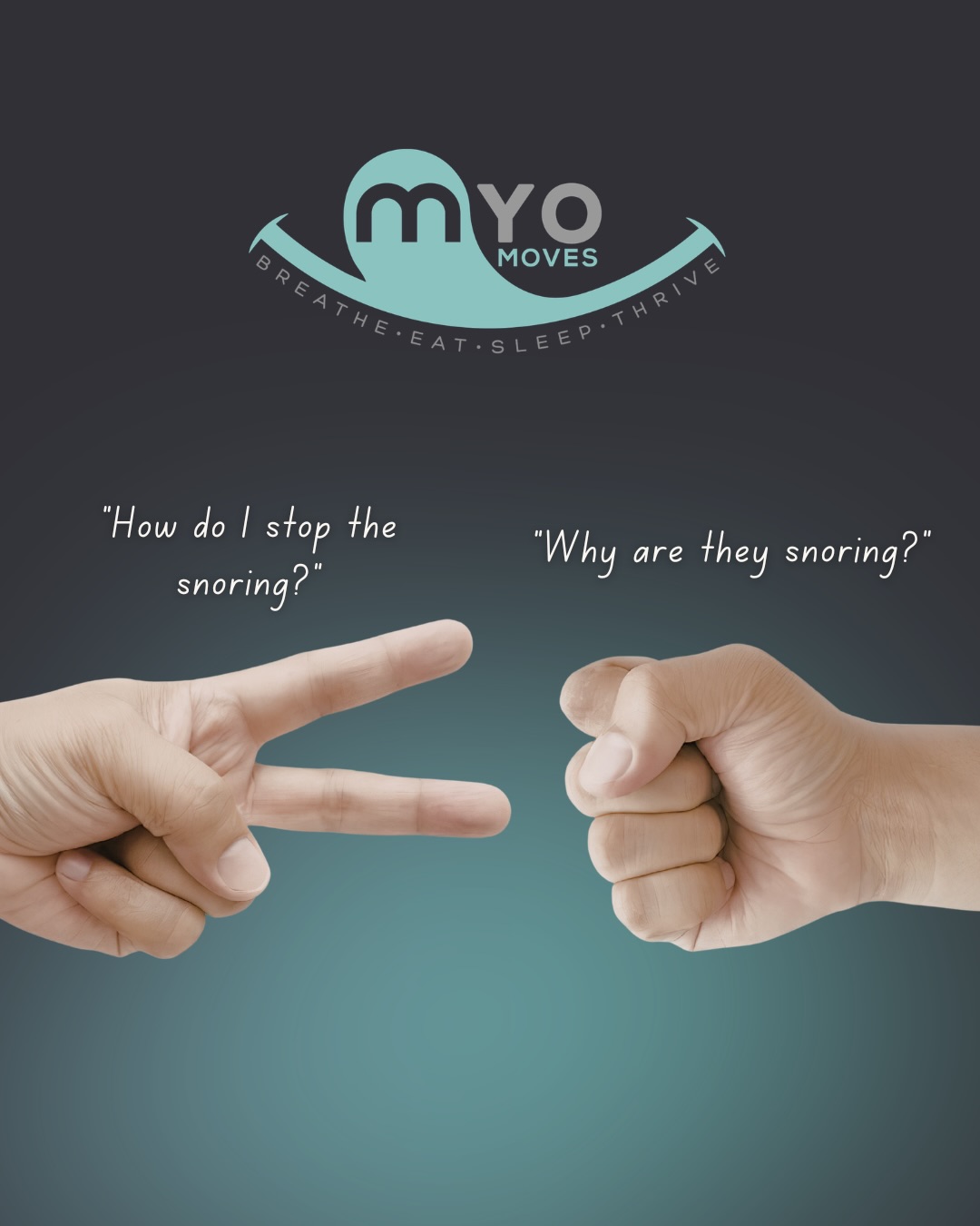 🪨📄✂️ Snoring, mouth breathing, tongue posture, tongue tie.... swipe to the end to find out what really matters! 👀
“Just tell me what exercises to do.”
We hear this ALL the time, and we understand... you want the plan, and you want it now.
But snoring in one person and snoring in another can come from totally different places. Low tongue posture, a restricted tongue, airway issues, habits your body picked up to compensate... the symptom might look the same, but the WHY rarely is.
And if we skip the why, we’re just guessing. 🤷♀️
That’s why myofunctional therapy isn’t a generic list of exercises you pull off the internet. Your evaluation tells us what’s actually going on, and your plan is built around YOU.
“Okay, but how long does myo take?”
That’s kind of like asking someone how long they trained to run a marathon. 🏃♀️ A first-time runner, a lifelong athlete, and someone coming back from an injury are all going to give you a different answer. Same goes for us. Your starting point, your goals, and how your body has been compensating all shape your timeline.
First we find the WHY. Then we build the plan. 💪
Comment CONSULT and we’ll send you the details to get started!