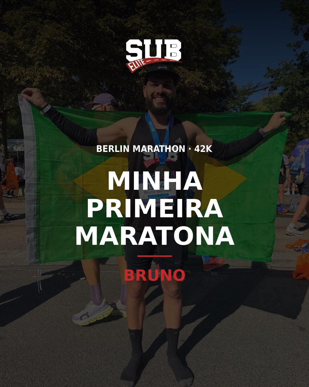 HISTÓRIAS SUB | Minha primeira maratona
.
“Concluir uma maratona, e uma major, é algo gigante pra mim.”
Primeira de muitas, Bruno.