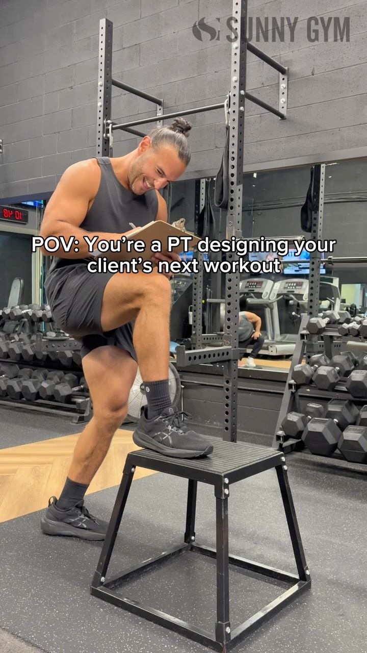 POV: Your trainer planning your next workout…
That laugh is how you know you’re in trouble.
New exercises. New pain. Same trainer enjoying it way too much.
See you next session
#trainer #fitness #gym #health #results