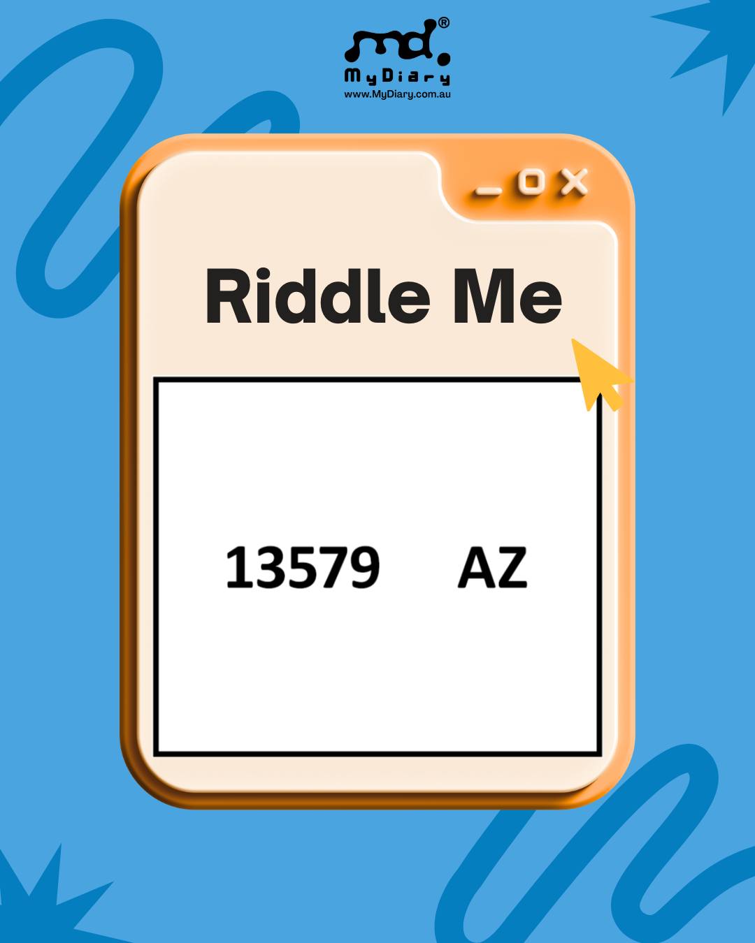 π§© Numbers and letters β what do they share?
Can you find the connection? Share below.
Would you like puzzles like this in your school diary?
Free sample for Australian high schools:
www.MyDiary.com.au
#RiddleMe #BrainTeaser #GuessIt #Wordplay #RiddleOfTheDay #MyDiary