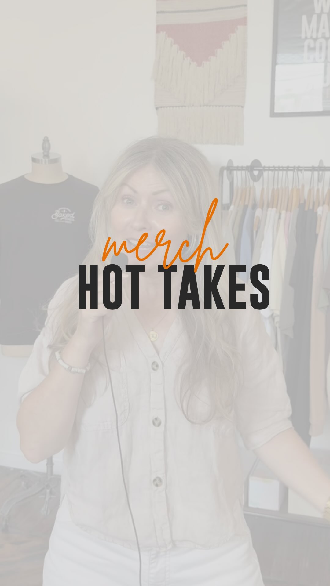 Our merch hot takes around the office 🎤
