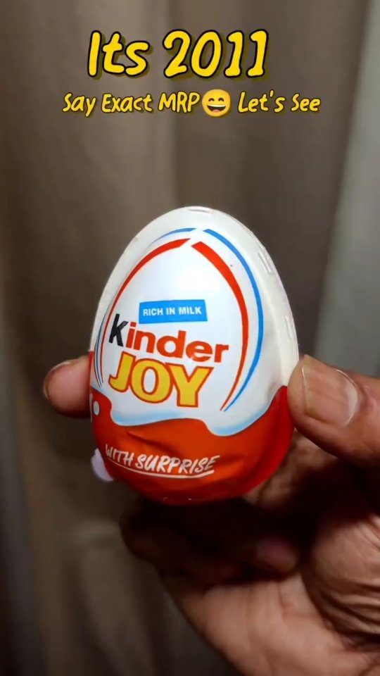 Old kinder Joy shell! Still have this π
Comment the MRP at that time!!
#kinderjoy #kinder #toy #nostalgia #memories