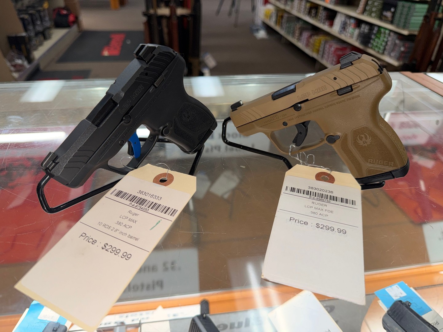 Pocket-sized, easy to carry, and now you’ve got a color choice. 👀
We’ve got new Ruger LCP .380s in Black and FDE in stock now.
If you’ve been looking for something compact for everyday carry, a backup gun, or just a small .380 that doesn’t take up much room, come by and check them out side by side.
Because apparently even tiny pistols need outfit options. 😏