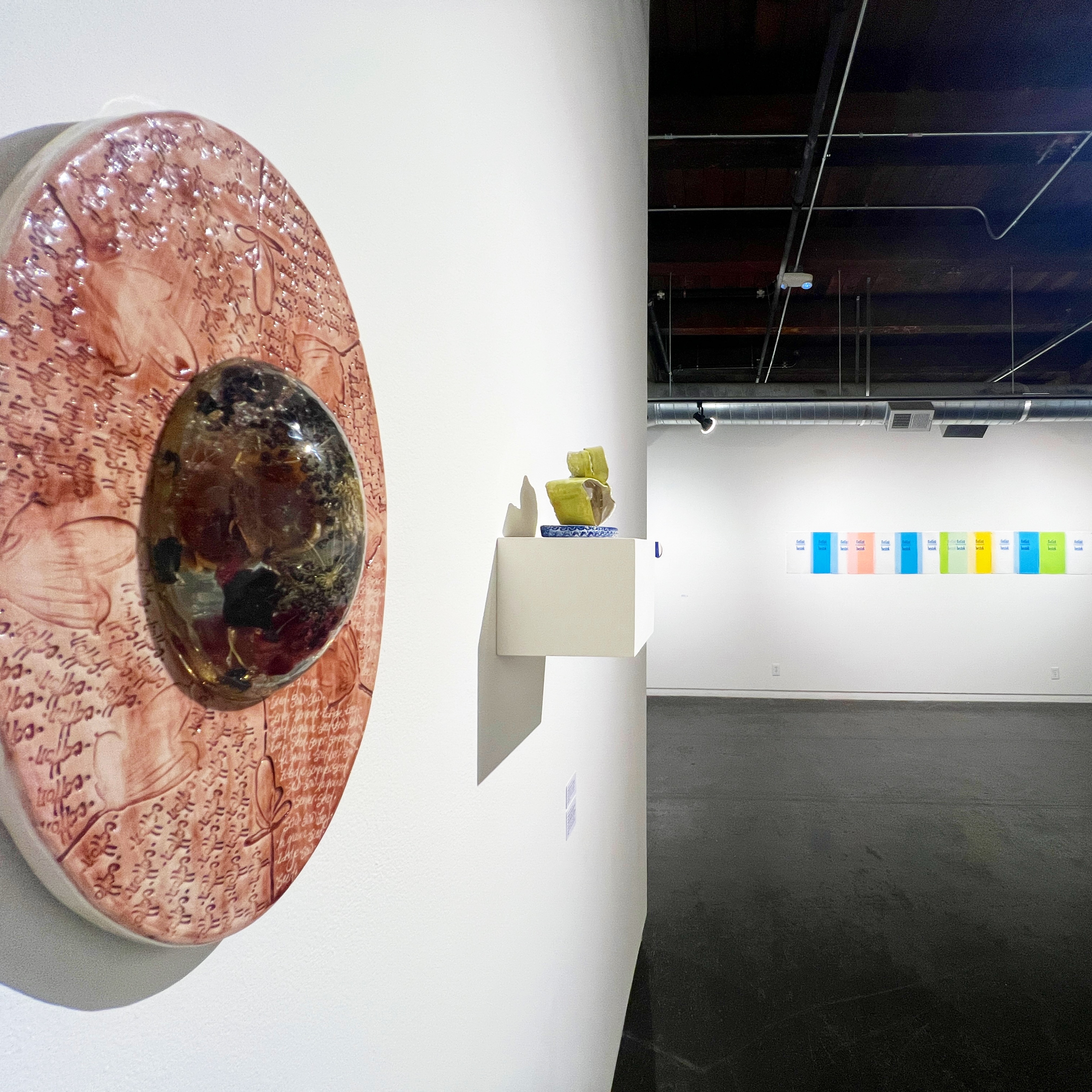 October is here…but our current exhibitions will warm your soul, every week Thursday-Sunday, visit soovac.org✨. Now showing; Trading Post: 41.77260° N, 72.66754° W, when a garden doesn’t return or can’t be found by Chotsani Elaine Dean @chotsanielaine ; Catch-All by Erika Terwilliger @erikaterwilliger ; Studio Visit by Sarah Abdel-Jelil @sarahajklmnop