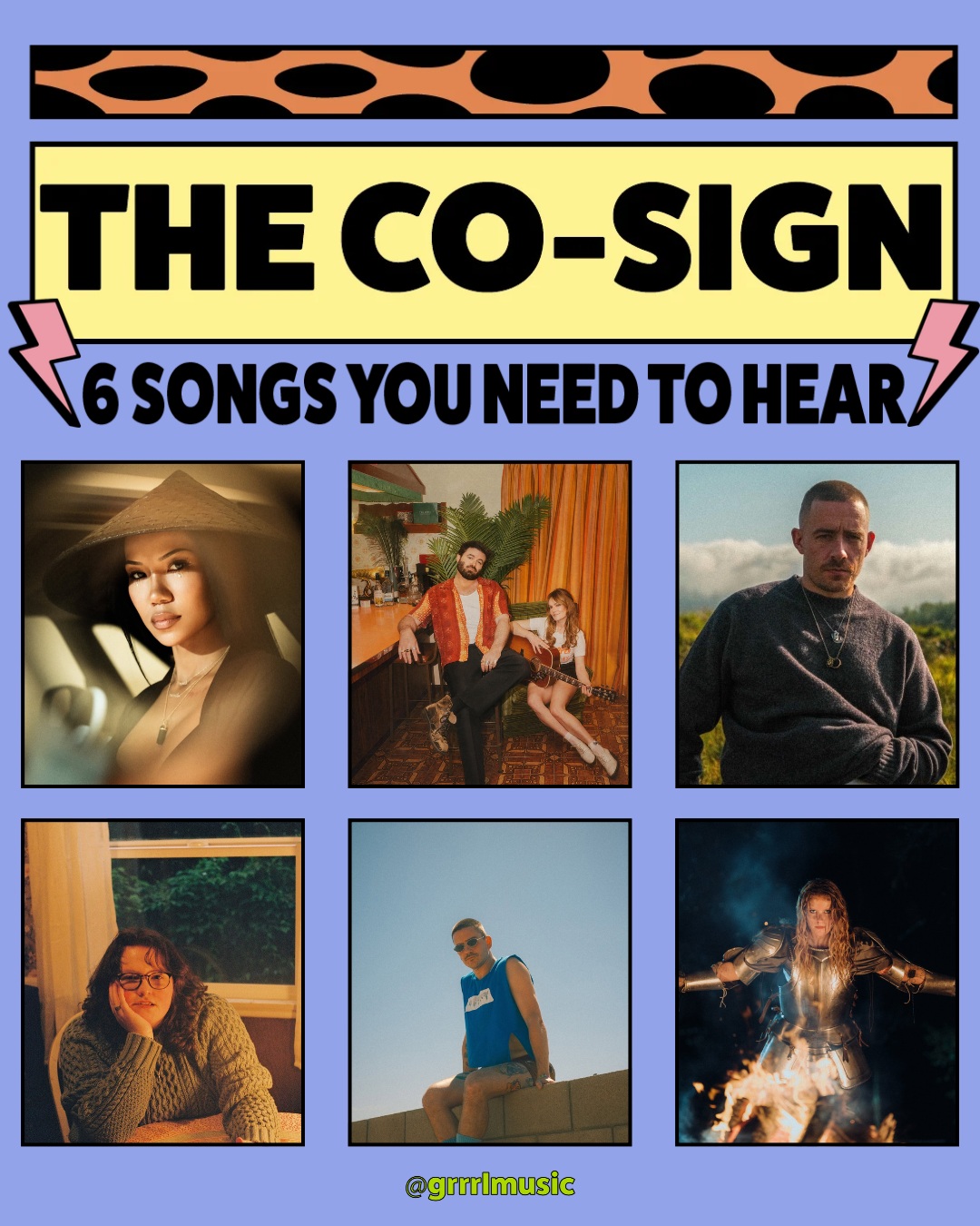 The Co-Sign is back, we've got 6 songs we can't stop listening to from the artists we're obsessing over, and you should be too 😘.
What was your favorite song this week? Let us know in the comments!
We added these 6 songs to our Co-Sign playlist, it's available wherever you stream music and updated weekly, so be sure to save it!
This week, we're featuring some familiar faces:
@auborybugg
@parispaloma
@jheneaiko
@mediumbuild
@dermotkennedy
@angusandjuliastone