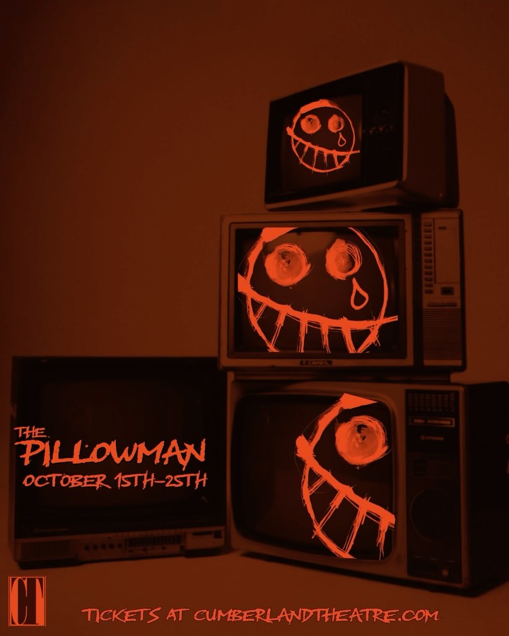 Every story has a beginning..
Every story has an end…
Witness why sometimes, what happens between should never be told.
Discover The Pillowman at Cumberland Theatre this Halloween Season.
Tickets available now at CumberlandTheatre.com.
#LiveTheatre #DMVTheatre #MarylandTheatre #ThePillowman #DMVEvents