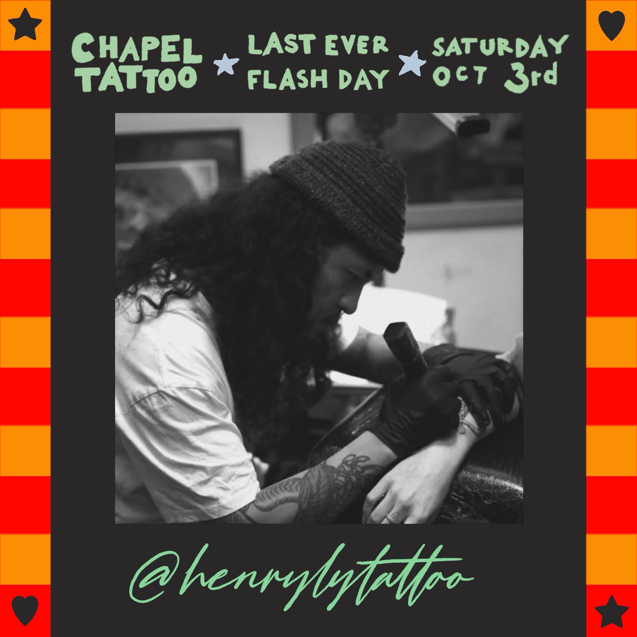 ★1 day to go★
The last round of sheets for out last ever flash day tomorrow! Saturday October 3rd.
10am • See you there!
Call ☎️ 03 9521 1202
Email 📧 info@chapeltattoo.com
.
.
.
.
#blackandgreytattoo #colourtattoo #flash
#chapeltattoo #chapelstreet