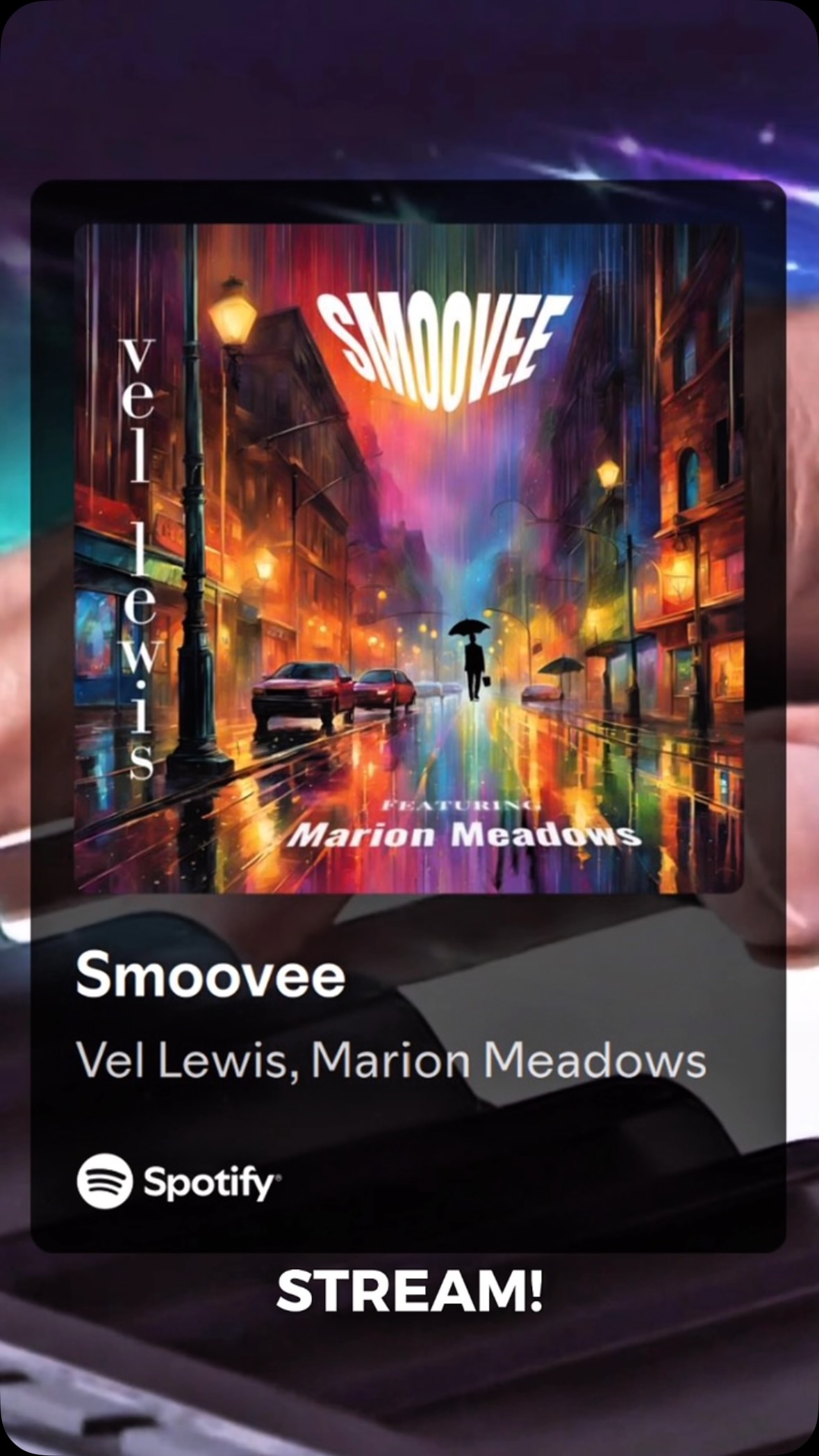 Wow! 🙏🏾🎶
What an incredible way to start October!
“Smoovee” featuring Marion Meadows has been named one of All About Jazz’s Top 10 Songs for September 2026, based on total listeners! 🎹🎷
From the moment I finished writing “Smoovee,” I prayed that this composition would reach people — but I could never have imagined the love and support it would receive from listeners around the world.
My sincere thanks to All About Jazz for this recognition, and especially to every single person who has listened, streamed, downloaded, shared, added the song to a playlist, requested it on radio, or simply told someone else about it. YOU helped make this happen! ❤️
And, as always, a very special thank you to Marion Meadows for bringing his unmistakable sound to “Smoovee.”
I’m truly grateful for every milestone this song continues to reach — and we’re not finished yet! Keep listening, streaming and sharing. There’s more music on the way! 🙏🏾🎶
Follow Vel Lewis Music for more!
#VelLewisMusic #Smoovee #MarionMeadows #jazz #music