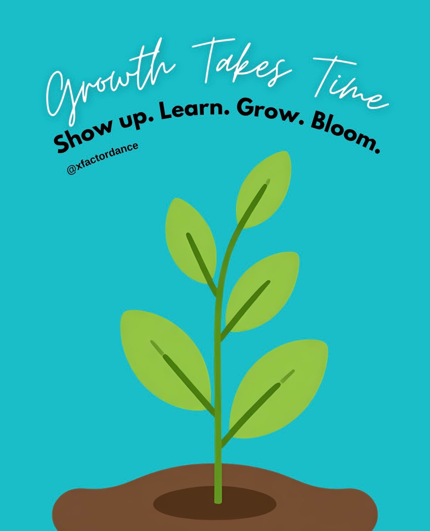Growth takes time. 🌱
First, they show up.
Then, they learn.
They practice.
They make mistakes.
They try again.
And little by little, they bloom.
Whether it’s their first season or their tenth, every dancer grows at their own pace. Our job is to give them the instruction, encouragement and safe space they need to keep reaching for the next leaf.
Show up. Learn. Grow. Bloom. 💙💚