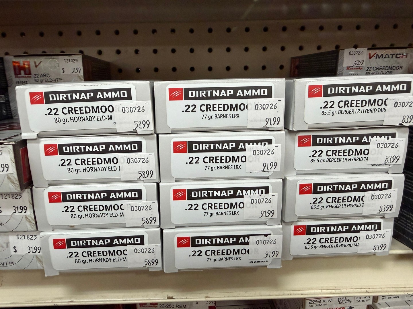 Need to feed that .22 Creedmoor? We’ve got Dirtnap .22 Creedmoor ammo on the shelf and ready to go. 👀
Whether you’re getting ready for predators, punching paper, or just making sure you’ve got enough before the next range day, come stock up while it’s here.
Because having the rifle and no ammo is a pretty expensive way to admire it. 😏