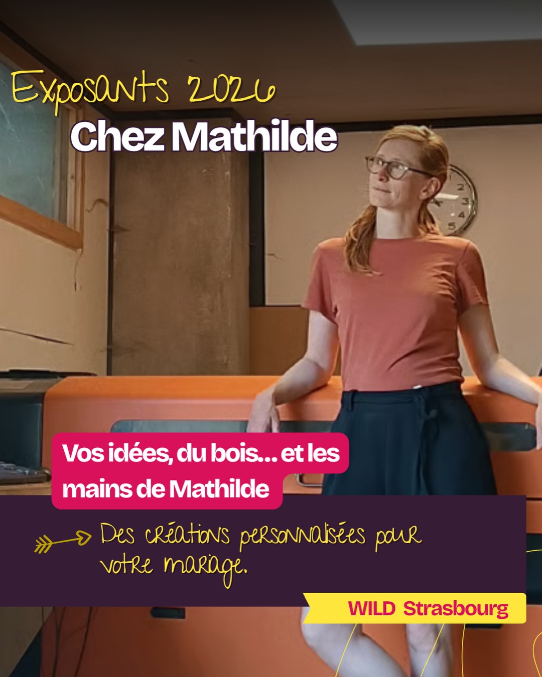 Une idée en tête pour votre mariage ? Il y a de fortes chances que @chezmathilde_strasbourg vous trouviez votre bonheur !
Chez Mathilde, tout passe par ses mains : elle dessine, choisit le bois, fabrique, ponce et peaufine chaque détail.
Marque-places, menus, plans de table, urnes, créations sur mesure… et même des jeux en bois à louer pour faire jouer vos invités ✨
De l’artisanat local, de la personnalisation et surtout beaucoup de cœur derrière chaque création.
Venez les découvrir au WILD IN LOVE FESTIVAL de Strasbourg.
📍 @chateau_d_osthoffen
📅 3 & 4 octobre 2026
🎟 Les billets sont disponibles en bio.
Crédits Photos :
site internet de @chezmathilde_strasbourg
#strasbourgfrance #mariage2027 #festivaloflove #love #weddinggoal