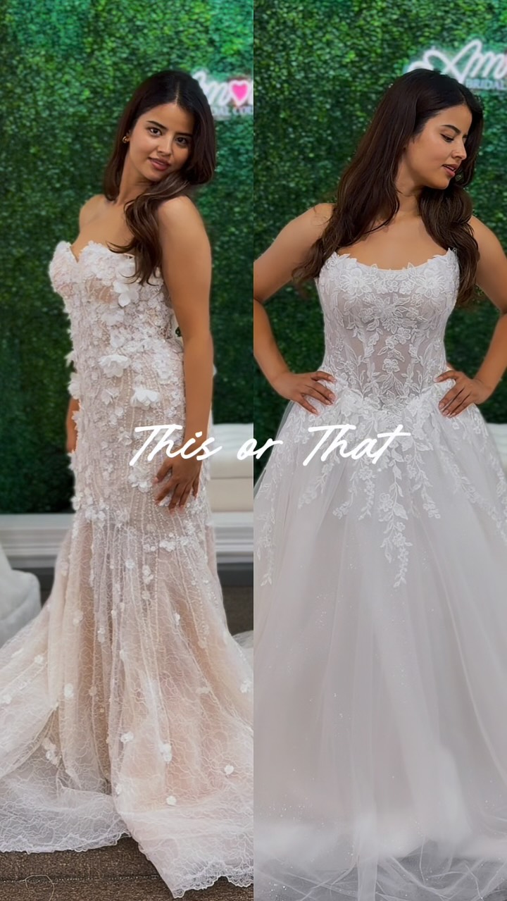 Let us know which wedding dress you would choose to wear on your special day 🤍👰🏻♀️✨
#WeddingDress #BridalStyle #BrideToBe #WeddingInspiration #BridalFashion