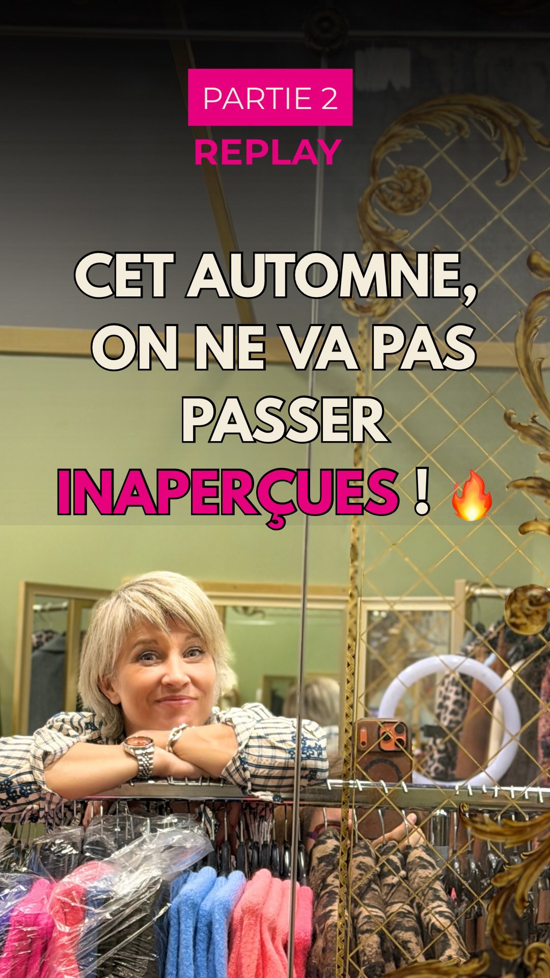 La musique nous a coupées… mais pas l’envie de découvrir les nouveautés ! 😂🔥
Mes petites pépites, voici la PARTIE 2 de notre live unboxing d’automne 🍁
Après la petite interruption signée Instagram, on reprend notre découverte : mailles de couleurs, jupes tartan à carreaux et léopard… tout ce qu’il faut pour préparer des looks pleins de personnalité 😍🐆
Vous avez manqué le début ? La première partie du replay vous attend aussi sur le profil.
Dites-moi : votre cœur penche pour les mailles colorées, le tartan ou le léopard ? 👇
Et pour les coups de cœur qui méritent quelques renseignements, rendez-vous en MP 💌
La suite demain… oui, j’en ai encore à vous montrer 🤭
#comtessedeblois #modeautomne #Tartan #impriméléopard #lookscolorés
