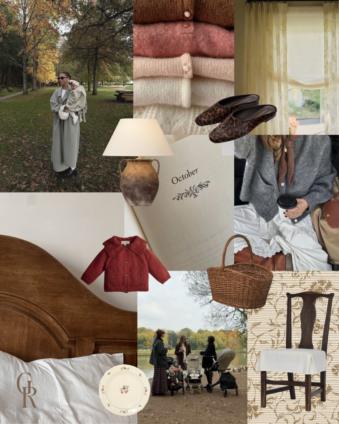 October mood board🍂!!
This month I’m loving leopard print flats, lamps everywhere, dreamy airy curtains, baby cardigans, warm wood furniture, and lots & lots of cozy layers 🤍 Any comment on this post will get you the links !!