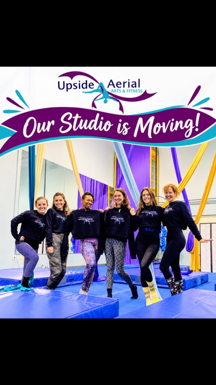Our studio is moving next month to a space three times the size of our current studio within the same building! The new space will have 2 aerial classrooms (with 8 rig points each) and a third βflexβ space for things like partner acro, hand balancing, lollipop lyra, pole, and 4 aerial rig points for private and small group private lessons. We are SO excited about this growth opportunity for our community - but to get the new space aerial-ready in such a short time, we need help! Want to know how? Go to https://www.upsideaerial.com/studio-move or the Latest Newsletter link in our bio!
πͺπͺπͺπͺπͺ
#upsideaerial #aerialarts #circusarts #circusfamily #aerialstudio