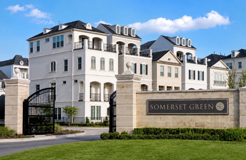 Four opportunities to call Somerset Green home.
Riverway Homes currently has a collection of new construction homes available in this beautiful, European-inspired, guard-gated community, where tree-lined paths, peaceful canals and resort-style amenities create a neighborhood that feels tucked away while still being right in the heart of Houston.
Currently available:
📍949 Blackshire Lane
4 bedrooms | 3.5 baths | 2,410 sq. ft.
📍3505 Eaton Estates Lane
3 bedrooms | 3.5 baths | 2,593 sq. ft.
📍3509 Eaton Estates Lane
3 bedrooms | 3.5 baths | 2,593 sq. ft.
📍3506 Dorset Cliff Lane
3 bedrooms | 3.5 baths | 2,593 sq. ft.
With multiple homes and floor plans to choose from, there’s still time to find your place in Somerset Green.
Contact us for availability, details or to schedule a private tour.
The Ivy Group ~
Diana Ganchev | 281-467-7740
Pamela Green | 310-980-4723
Riverway Homes | Somerset Green | Houston, TX 77055