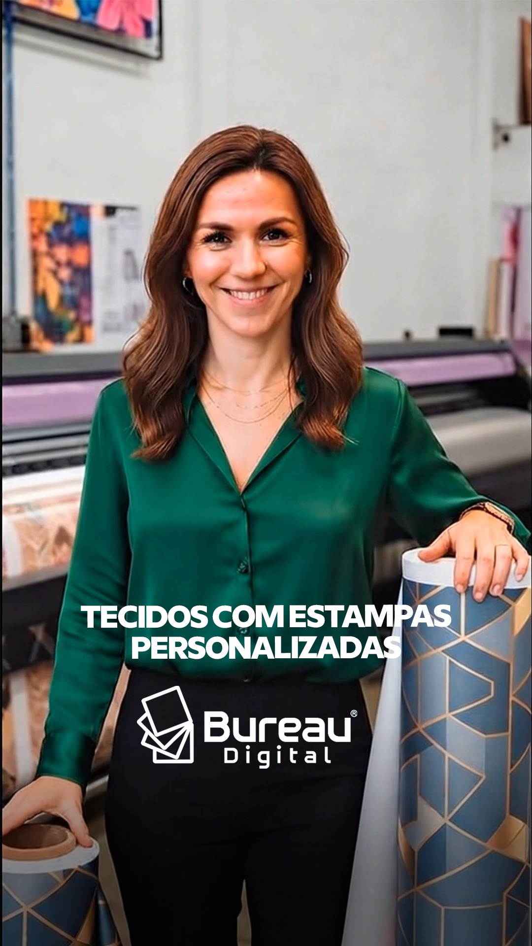 Tecidos com estampas personalizadas