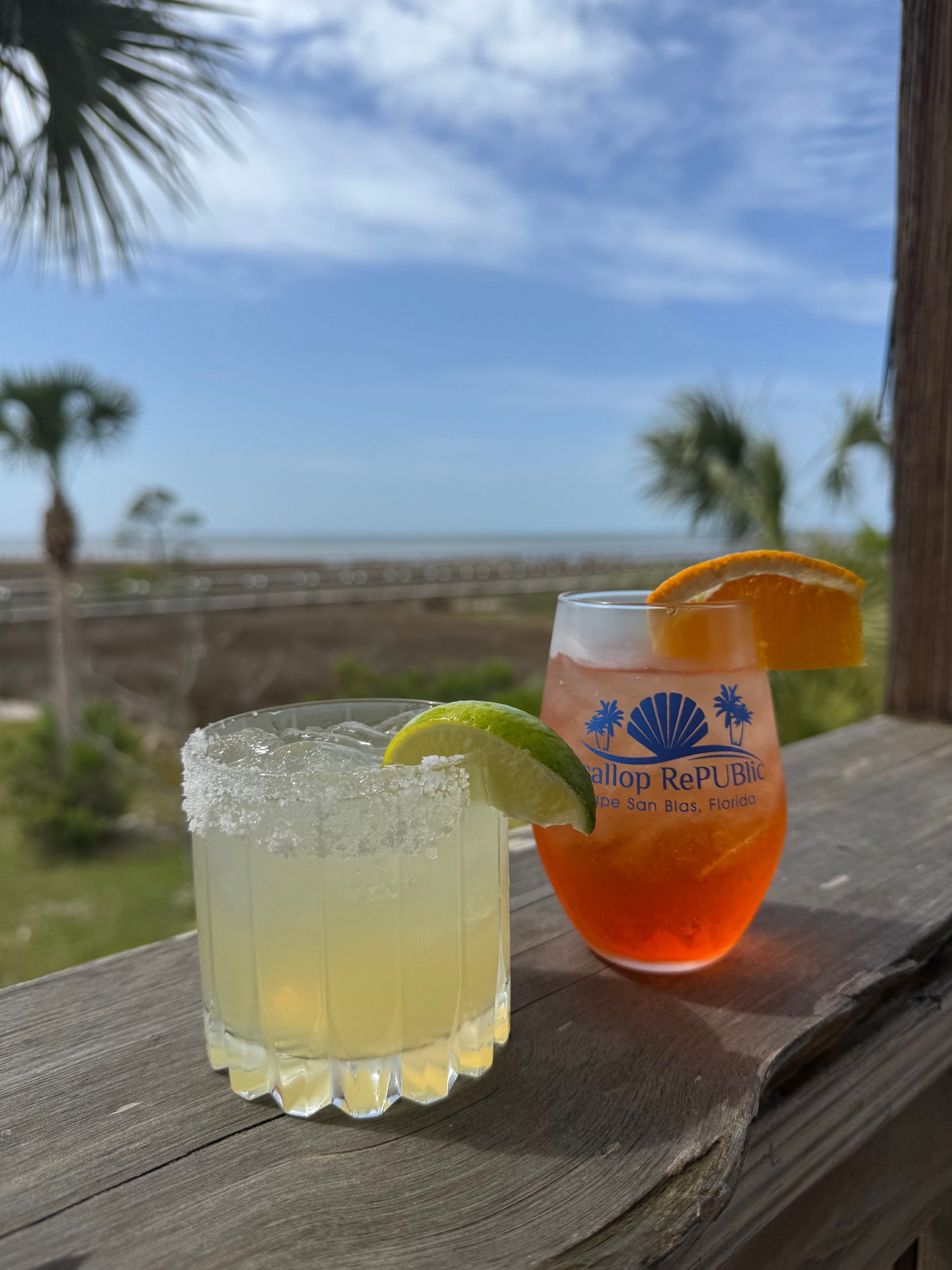 Two drinks. One view. Zero reason to rush.
Whether you’re team margarita or something a little fruitier, the deck at Scallop RePUBlic is a pretty good place to settle the debate.
Come sip, stay awhile, and enjoy the view.