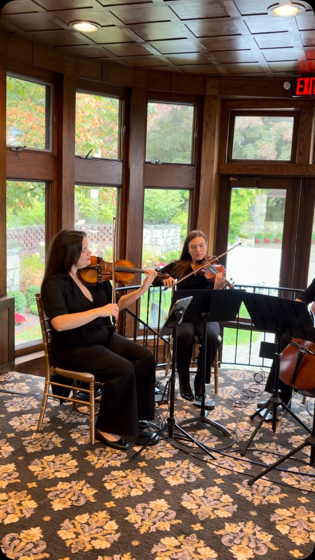 Working alongside @ariana_strings at a wedding in NY today. They are always top notch.