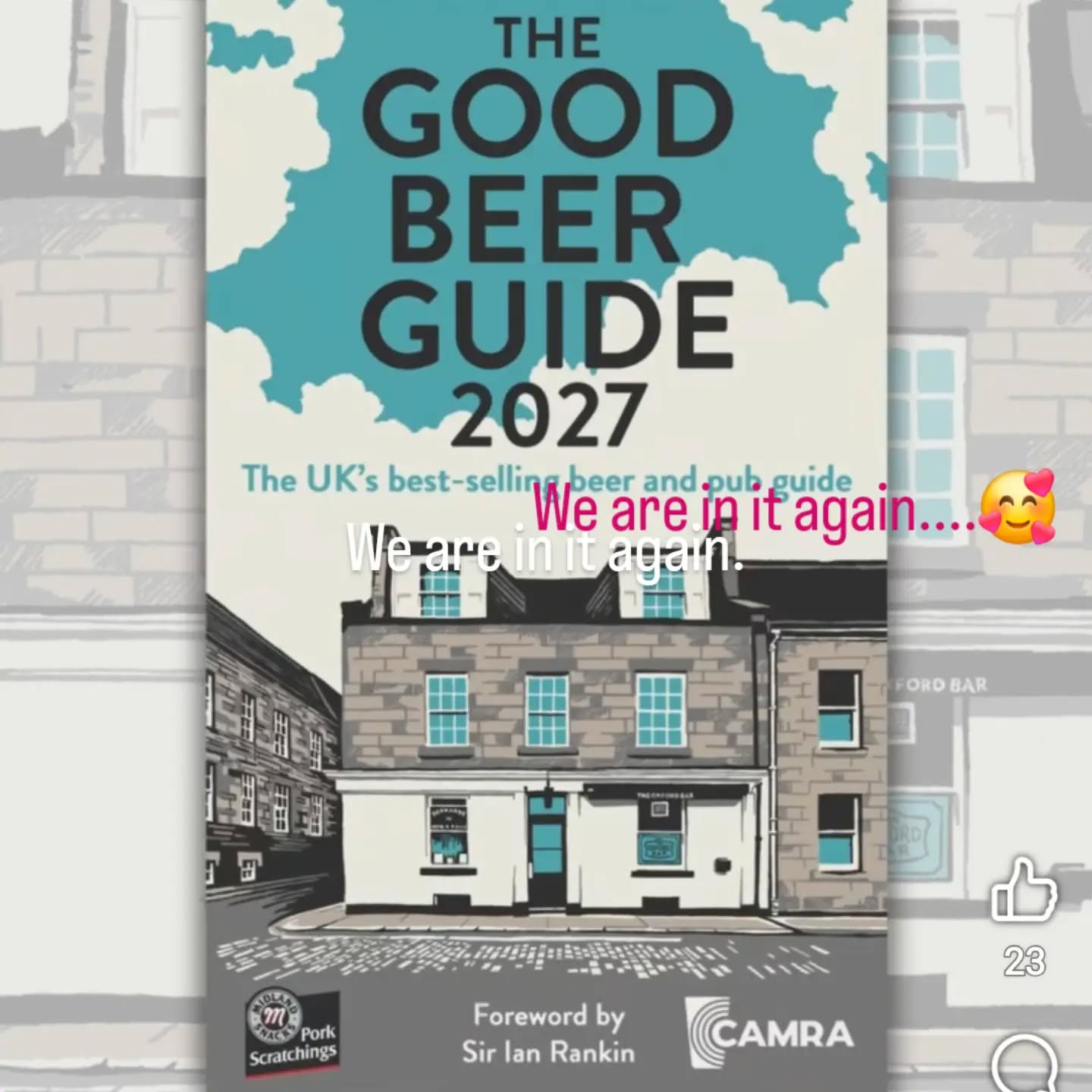 We are in the Good Beer Guide yet again.
5 stars 🌟 in the cellar !!
5 stars 🌟 in the kitchen !!
Voted best pub in East Grinstead on TripAdvisor
Voted Hero in the community on business and Lisa the GM .
British pub using local suppliers .
No QR codes, no online booking . We like to talk to our guests . Not many pubs like this left where community matters .
Thank you for your support.
Lisa GM and all the team .😍