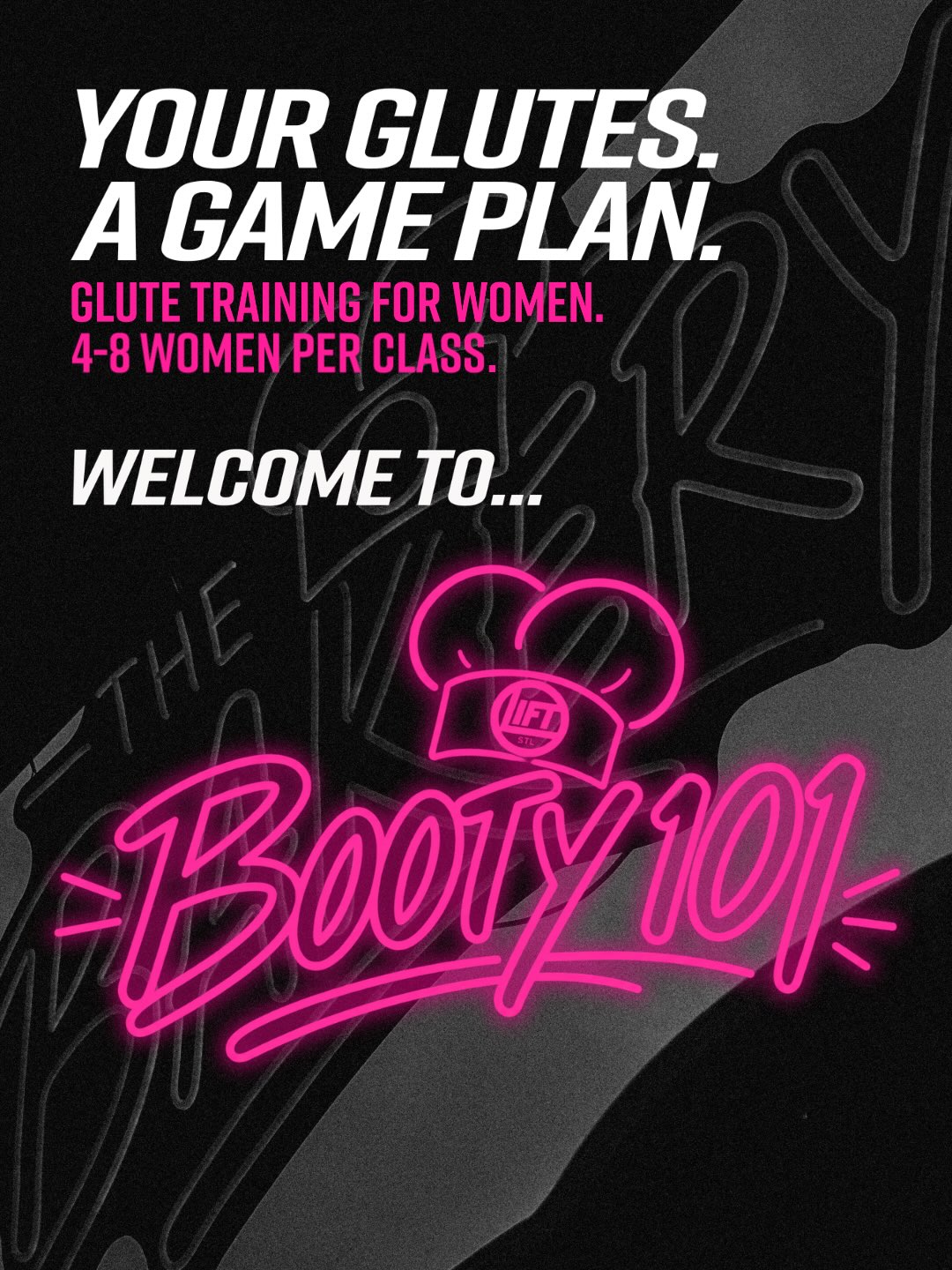 We’re baking cakes. Welcome to The Bakery. 🍑
Booty 101 is a 6-week glute-focused program, with small- group training, performance coaches, nutrition guidance, InBody scans, progress photos, 24/7 gym access, and a whole lot of booty gains.
8 spots available. DM us to claim your spot.
We’ll see you October 12th.
#stlfitness #brentwoodgym #liftstl #stlouis #personaltrainingstl
Lift STL, gym in st. louis, brentwood gym, st louis weight lifting, stl personal trainer, strength training, gym community, glute building exercises stl, strength training saint louis, st louis gym near me, brentwood personal trainer, glute day routine