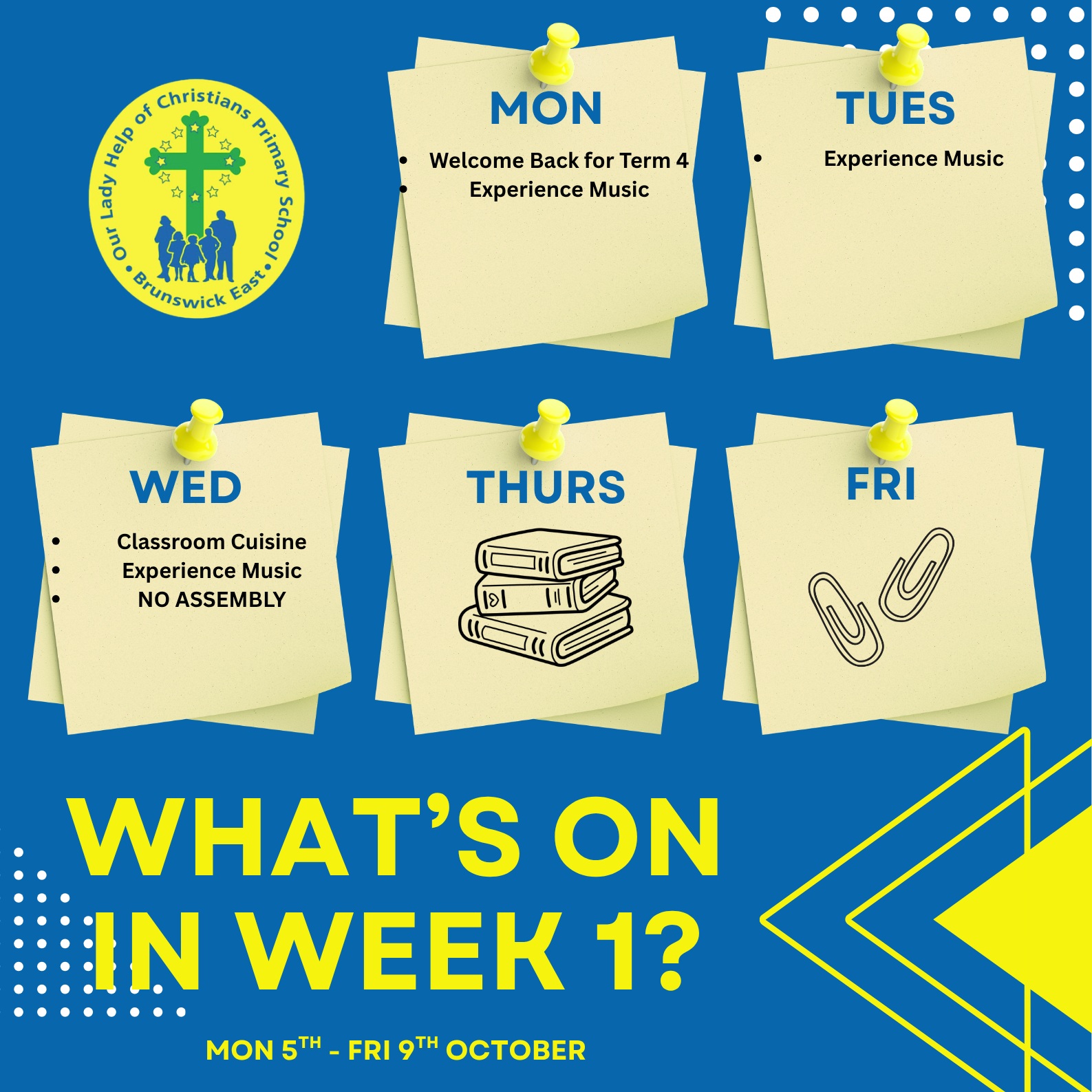 ๐ Welcome back to the final term of 2026!
We hope everyone has had a wonderful break, enjoyed some time to relax and recharge and is ready for an exciting Term 4! ๐
We canโt wait to see everyone back at school on Monday. Letโs make it a fantastic final term! ๐