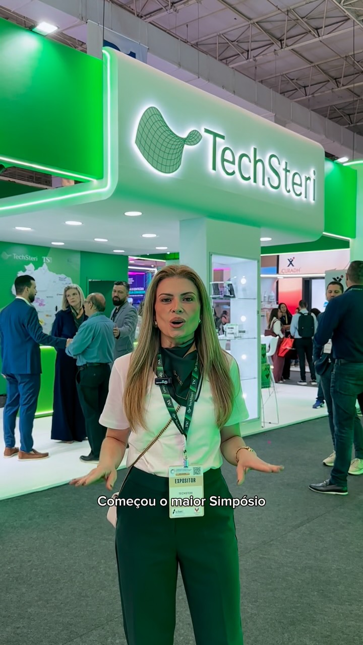 Começou a SOBECC e claro que estamos com um stand lindo e cheio de novidades te esperando!! 💚 @sobeccnacional