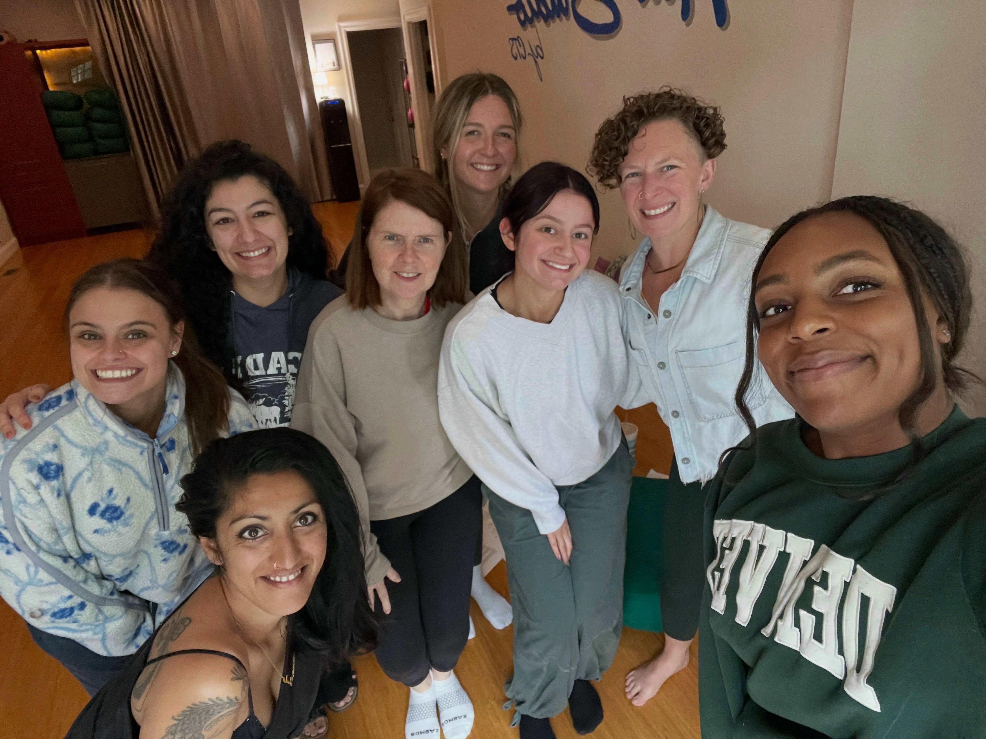 😍🙏🏼HUGE thank you to these amazing 7 human beings and future Yoga Teachers for joining me (Erin) on a 200+ hour journey, transformation & evolution!!❣️❣️ The next six months are going to be epic! And possibly the best part, is that after graduation (2/21) we'll move forward with even more compassion, patience, gratitude, love, joy and of course more Yoga!! 🤩 Cheers to the journey!!! 🥳