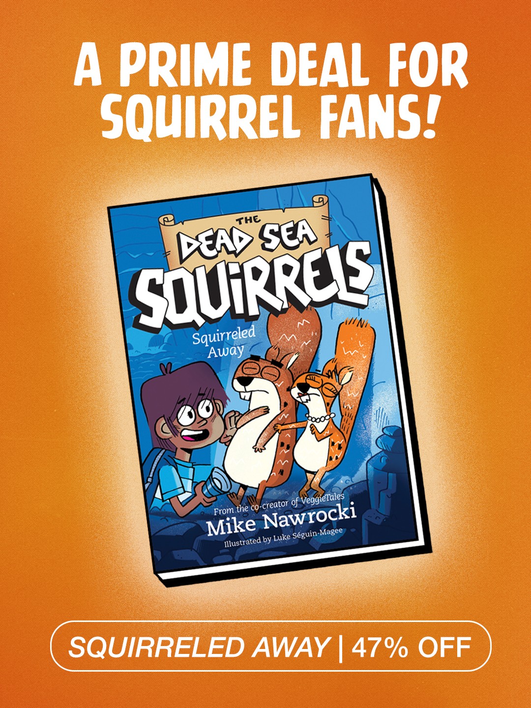 Love watching the Dead Sea Squirrels? Now go back to where the adventure began! 🐿️
Squirreled Away is 47% off during Amazon’s Prime Big Deal Days.
The Books 7–12 Kindle Box Set will be just $12.99 during Prime Big Deal Days as part of Amazon’s Buzzworthy Reads Best Deal.