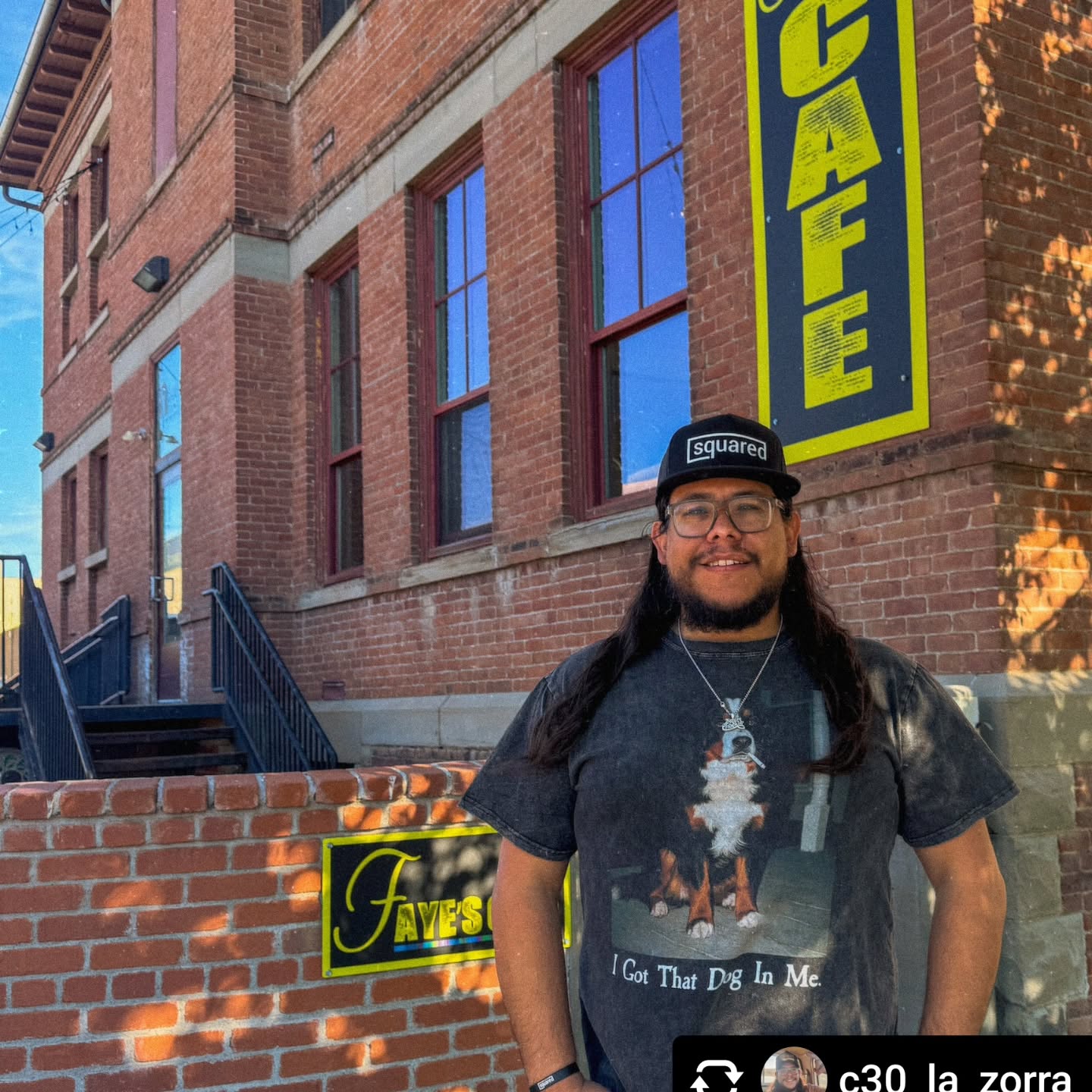 From @c30_la_zorra Trucker Hat Tuesday
It was a great breakfast at @sarahfayemontana in Livingston, MT🔥 Loved the old school the cafe was in! Love seeing old buildings being used 🫶🏽
#squared #breakfast #truckerhat #coolshirt #bernesemountaindog