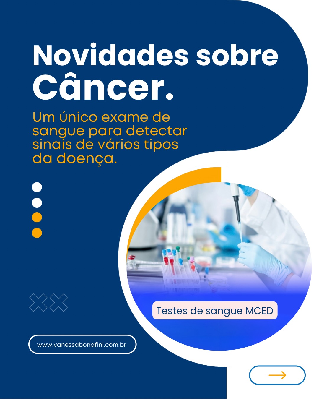 Alguns desses testes já estão disponíveis nos EUA como testes desenvolvidos em laboratório, mas, até agora, nenhum MCED recebeu aprovação final da FDA.
Dependendo da tecnologia, os MCED podem procurar:
• alterações ou fragmentos de DNA
• padrões de metilação do DNA
• RNA
• proteínas e outros biomarcadores
O Galleri, especificamente, analisa padrões de metilação do DNA livre circulante e também tenta indicar a provável origem do sinal de câncer.
Mas detectar mais cânceres não é automaticamente o mesmo que demonstrar redução da mortalidade. Essa é uma das grandes questões que a ciência ainda precisa responder.
Para mim, é exatamente aqui que precisamos equilibrar duas coisas, entusiasmo com a inovação e respeito pela evidência científica.
A proposta dos MCED é ampliar essa busca e tentar identificar sinais de diferentes cânceres, inclusive alguns para os quais hoje não existe rastreamento de rotina.
Quem realmente se beneficia?
Com que frequência testar?
Quantos cânceres precoces são detectados?
Quantas investigações desnecessárias serão geradas?
E, principalmente: isso reduzirá a mortalidade?
A tecnologia é promissora.
A evidência ainda está sendo construída.
A detecção precoce pode transformar histórias. Mas uma nova tecnologia precisa demonstrar não apenas que encontra sinais e sim que sua utilização traz benefício real para as pessoas.
Salve este post e compartilhe com alguém que acompanha as novas tecnologias na prevenção e detecção do câncer.
⚠️ Conteúdo educativo. Testes MCED não substituem os exames de rastreamento recomendados nem a avaliação médica individual.